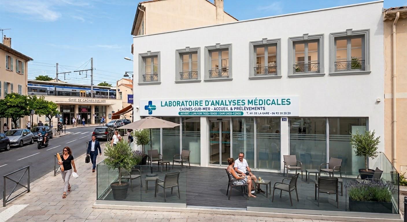 Local commercial de 153 m² avec terrasse privative de 38 m² – À 100 m de la gare

Emplacement dans un quartier en plein développement avec l’installation de grandes enseignes et la création de nouveaux logements (Promogim, Eiffage, Bouygues Immobilier).
 
UN EMPLACEMENT STRATÉGIQUE
Situé en plein cœur d’un quartier en plein développement, à seulement 100 mètres de la gare de Cagnes-sur-Mer, ce local commercial bénéficie d’une visibilité exceptionnelle. Il est installé sur un axe très fréquenté, avec un flux piéton constant à la sortie de la et plus de 10 000 véhicules par jour. Le parking de la Gare avec plus de 250 places est à moins de 100 mètres également avec 1h gratuite par jour.

LE LOCAL
Surface : 153 m² d’un seul tenant, aménageables selon votre activité

Vitrine de plus de 13 mètres linéaires : visibilité maximale pour votre enseigne et grande luminosité naturelle

Terrasse privative de plus de 38 m², sans droit de terrasse à régler à la mairie : un vrai plus, et une économie annuelle

Places de stationnement devant le local : un atout décisif pour votre clientèle et vos patients

Accès facile, tant pour les piétons que pour les automobilistes

POUR QUELS PROJETS ?
Ce local est idéal pour une société de services et une clientèle de passage ou de proximité. Il conviendra notamment à :

Un laboratoire de radiologie ou d’imagerie médicale

Un laboratoire d’analyses médicales

Un centre médical ou pluridisciplinaire

Un cabinet ou centre d’infirmiers

Une clinique vétérinaire

Un service d’aide à la personne

Une agence d’assurances

Et toute autre activité de services nécessitant visibilité, accessibilité et stationnement

CONDITIONS FINANCIÈRES

Prix de cession du droit au bail : 20 000 €, honoraires inclus

Loyer : 2 900 € par mois

Dépôt de garantie : 8 700 € (3 mois de loyer)

PERSPECTIVE D’ÉVOLUTION
Possibilité d’acquérir les murs commerciaux dans un second temps : vous pouvez démarrer votre activité en toute sécurité, puis devenir propriétaire de votre outil de travail.
 
UNE OPPORTUNITÉ RARE
Grande surface, vitrine exceptionnelle, terrasse privative, stationnement, proximité immédiate de la gare et d’un axe très passant : cette combinaison est difficile à trouver à Cagnes-sur-Mer.