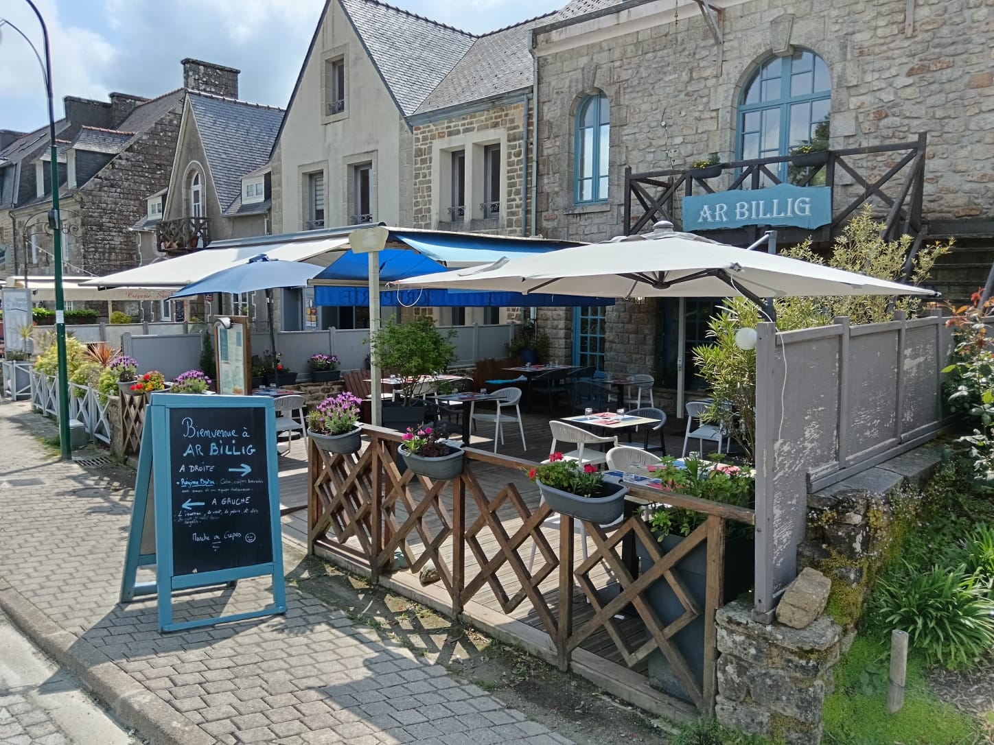 Crêperie dans plus beau village de france