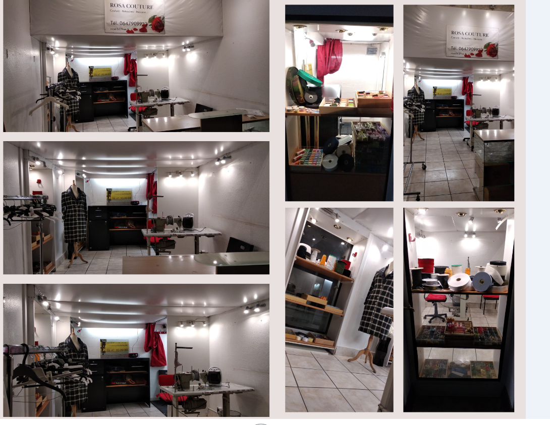 Bonjour , cause départ à la retraite , je cherche couturier (ère) pour reprendre la gérance de mon atelier de couture situé dans une marché bien fréquentée à Boulogne Billancourt. 15 ans de travail sur le marché, clientèles fidèles. La boutique est située à l'entrée du marché, bien placée, beaucoup de passage. Elle fait 20m2 de surface avec deux vitrines.
Faibles loyers et charges.
N'hésitez pas à m'appeler pour plus d'informations.
ROSE