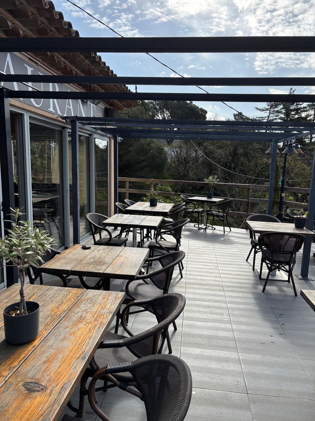 À vendre - Fonds de commerce Restaurant -
Secteur Saint-Tropez
Très beau restaurant situé à 25 km de Saint-Tropez, bénéficiant d'un emplacement stratégique, dernier restaurant avant l'accès à l'autoroute.
L'établissement offre un cadre exceptionnel avec une vue magnifique sur les collines, très apprécié par une clientele fidèle à l'année (locale et de passage).
Caractéristiques :
• Salle intérieure : 40 couverts
• Terrasse extérieure: 60 couverts
• Aucun salarié à reprendre
• Restaurant clé en main
• Fort potentiel de développement
↓
Idéal pour un couple ou un vrofessionnel souhaitant s'installer dans un environnement de qualité, avec une activité déjà bien établie.
& Renseignements et dossier sur demande
• Annonce - Location-gérance
(Restaurant)
Restaurant en location-gérance - Proche Saint-Tropez
À saisir : restaurant en location-gérance, situé à 25 km de Saint-Tropez, dans un emplacement privilégié, dernier établissement de restauration avant l'autoroute.
Le restaurant bénéficie d'une très belle visibilité et d'un cadre naturel exceptionnel avec vue sur les collines. Clientèle fidèle  tout au long de l'année.