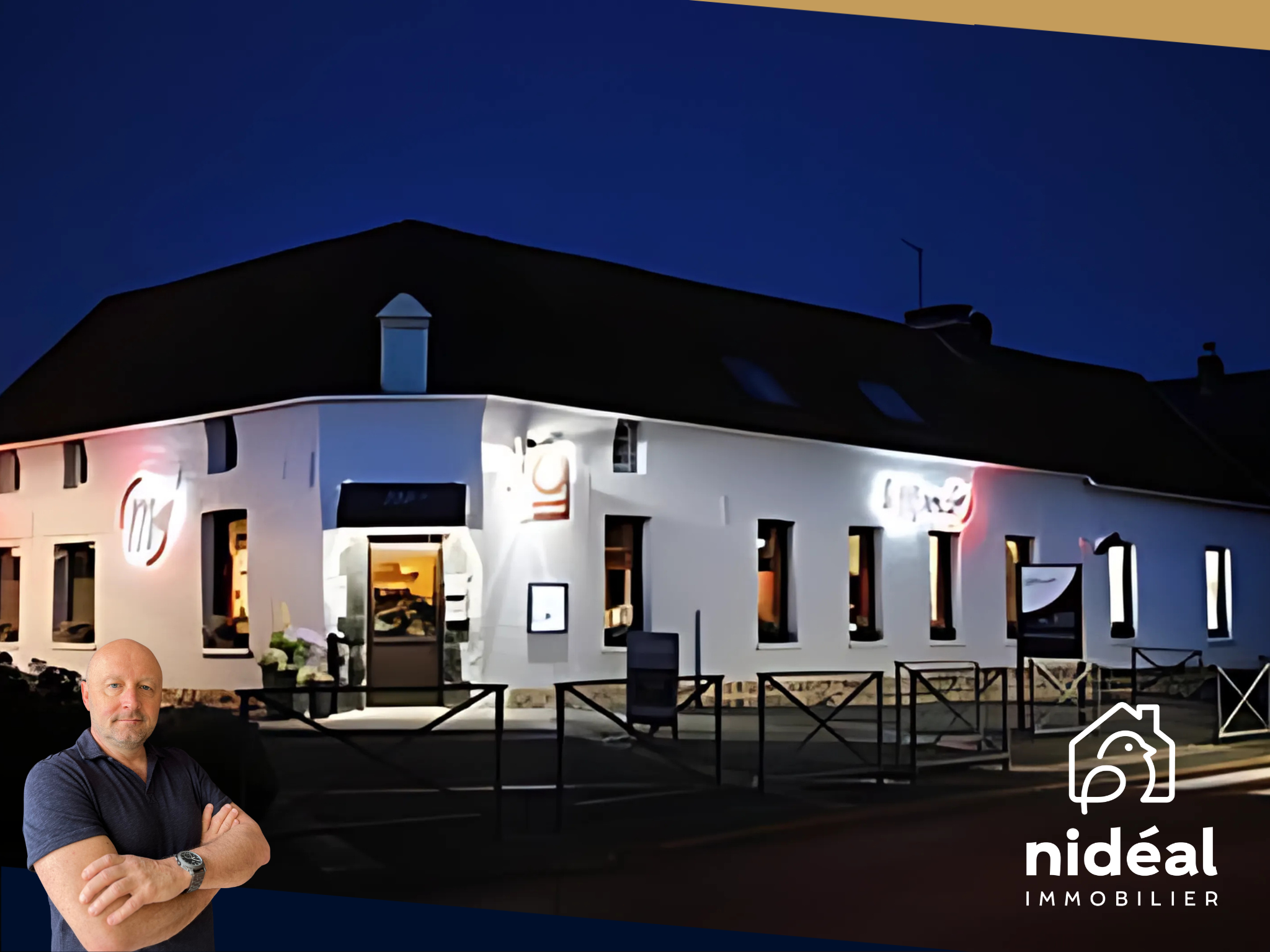 Restaurant Cuisine sur pierre et feux de bois Fort potentiel
