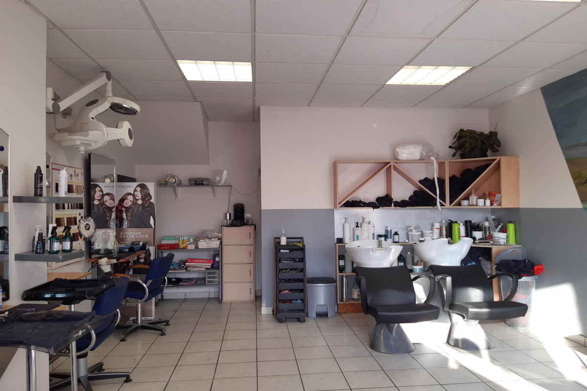 Salon de coiffure mixte de 40 m2 dans une petite commune de 1600 habitants, cadre agréable et clientèle très sympathique....