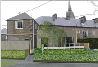 La CDC du Pays Fertois et du Bocage Carrougien, propriétaire du Bar Restaurant situé dans le bourg de JOUÉ-DU-BOIS (61320), propose à la location cet établissement totalement réhabilité (fin des travaux prévue pour décembre 2026) comprenant : 
-	Au rez-de-chaussée : un espace commercial composé d’une salle de bar (35m²), d’une salle de restaurant (56 m²), de 2 terrasses extérieures (27 m² coté rue et 34 m² côté cour), d’un espace vert (65 m²) et d’une cuisine professionnelle (43 m²).
-	A l’étage : un logement composé d’un séjour (29 m²), d’une cuisine (9 m²), d’un bureau (4 m²), d’une salle de bain (6 m²) et de 3 chambres (9m² chacune).
La cuisine professionnelle sera équipée en partenariat avec le futur gérant, avec investissement partiel par celui-ci pour les équipements choisis.
 Le logement n'est pas dissociable du contrat de location. Plusieurs parkings publics pour véhicules légers et poids lourds existent à proximité immédiate du Bar Restaurant.
Ce projet répond au besoin identifié d’un commerce de restauration sur le secteur (pas de restaurant dans un rayon de 10km), tout en renforçant l’attractivité du territoire et le dynamisme des centres bourgs, dans un souci d’une rénovation éco- responsable.