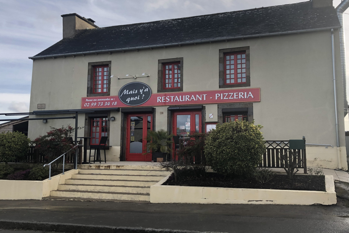 A vendre, restaurant/pizzeria situé entre dinan et combourg. très belle affaire composée d'une terrasse (25 places ) une salle à l'intérieur avec sa cheminée pouvant accueillir une quarantaine  de personnes, un appartement de fonction ( 3 chambres, cuisine,salle, salon ) son matériel est en parfait état, une chambre froide.
loyer mensuel 680? net 
pas de taxe foncière. rare à la vente !!!!
idéal pour un couple