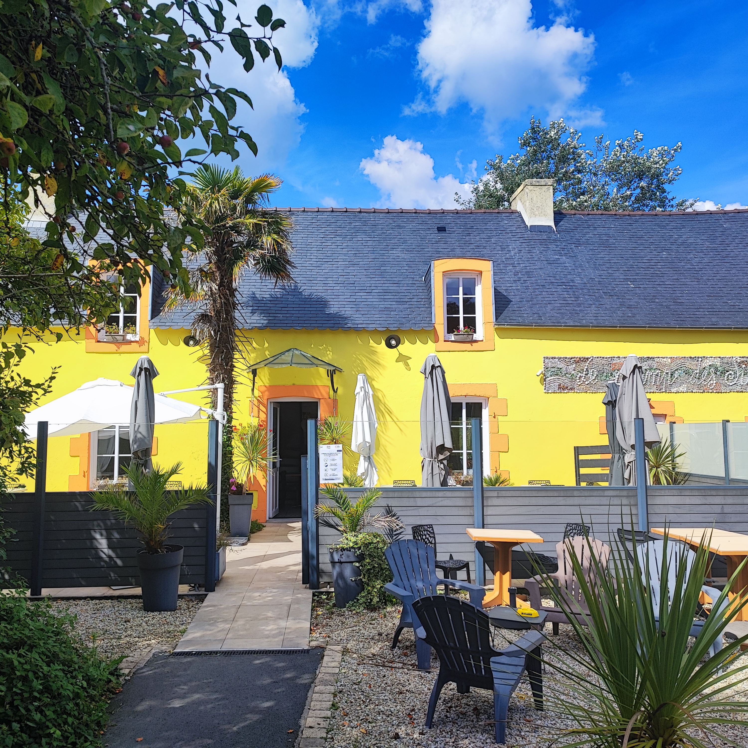 Restaurant situé sur la route  menant au site de la torche ( spot de surf connu) sur un accès très passant
le restaurant se compose  d'une salle de 50 couverts et d'une véranda climatisée  avec vue sur une roselière de 50 places également.
le restaurant est ouvert à l'année 
licence 4
grand parking 
cuisine aux normes
possibilité compte tenu de sa situation  de le développer également en bar d'ambiance
logement possible à l'étage
vente des murs si intéressé
vente : cause départ en retraite