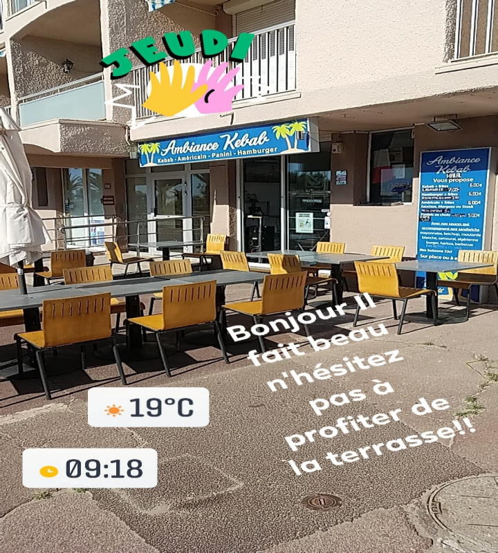 Vend fond commerce restauration rapide kebab prêt à travailler pour plus d?information contactez moi