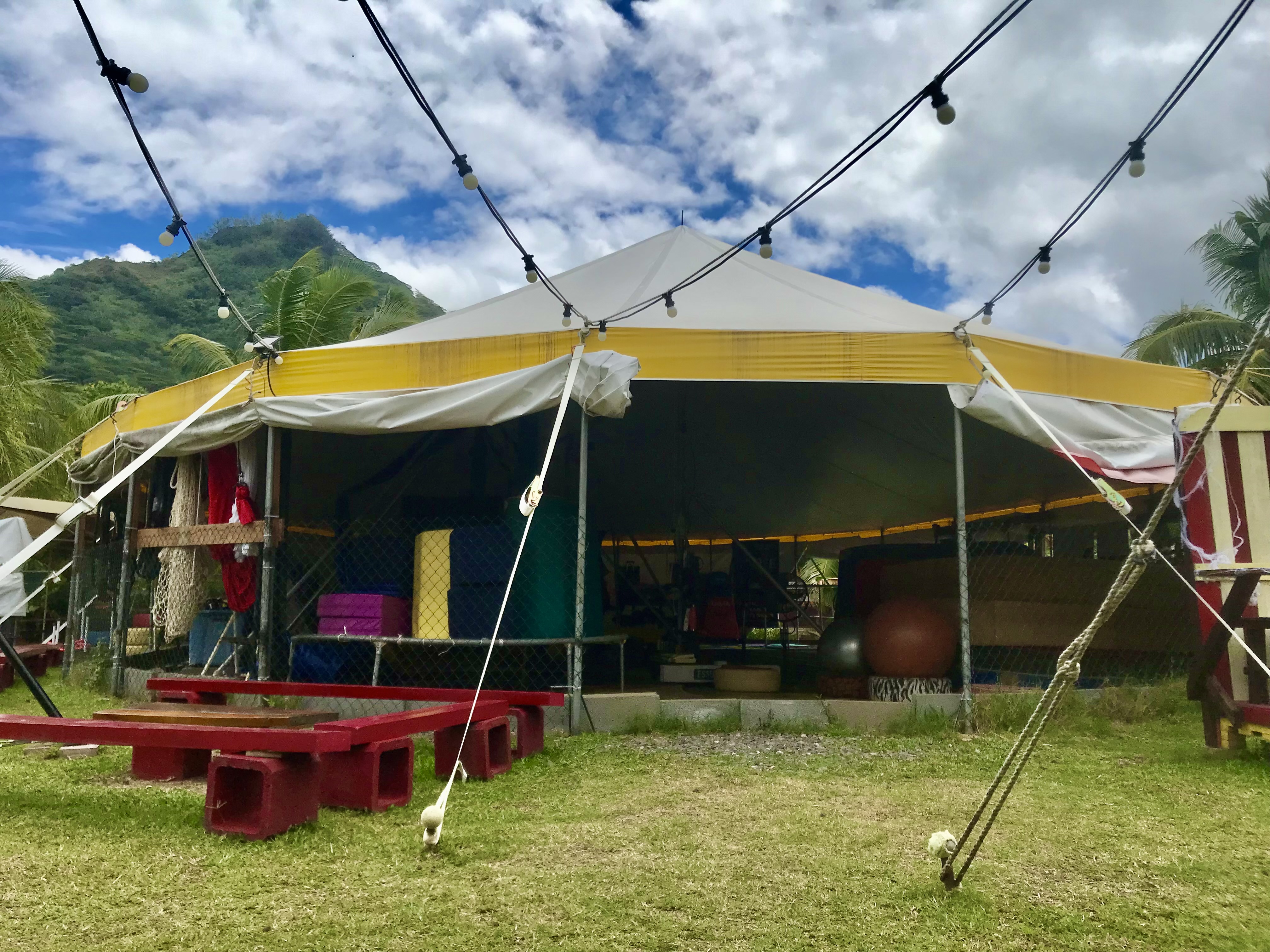Changez de vie! Vivez et travaillez sur une île paradisiaque a 100m du lagon.

Cession d'activité de la seule et unique école de cirque en Polynesie Française 

De nombreux élèves enfants et adultes ainsi que de nombreuses structures socio-culturelles.

Sur l’île de Moorea, un terrain de 900 m2 avec un chapiteau de 200m2, a 5min de la gare maritime, de la mairie, d'un supermarché, d'une école primaire et d'un collège.

Tout équipé, matériel acrobatique aérien et au sol.

Possibilité de reprendre aussi l'entreprise de production de spectacle, leader du spectacle évènementiel a Tahiti.

Facebook.com/cirquemoorea