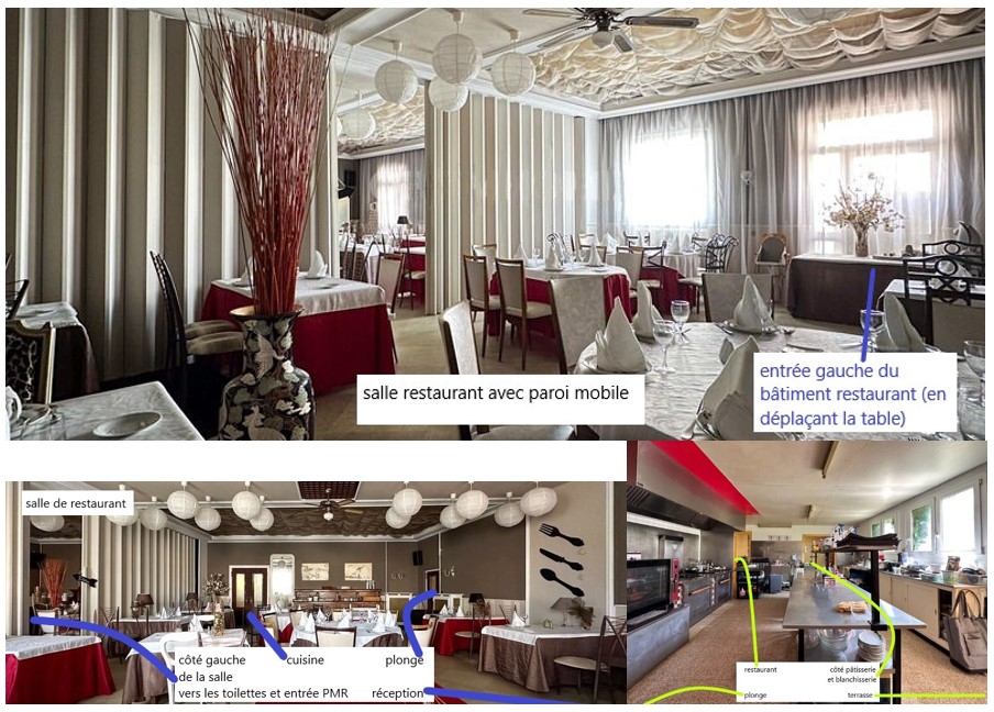 Ce restaurant, à la vente avec les murs, magnifiquement situé offre une véritable opportunité pour de nouveaux investisseurs et professionnels en couple /associés/famille. Il présente à ce jour une cuisine traditionnelle française et bourguignonne. Beau potentiel de développement.
Le restaurant est composé de :
- d'une réception-bar, 
- d'une très belle et spacieuse salle de 140 m² env. Cette salle possède une séparation afin de privatiser et limiter (flexibilité importante), 
- d'une autre salle d'env 50 m² jouxtant la terrasse et la réception, 
- d'un office central, 
- d'une grande cuisine professionnelle d'env 90 m² avec hotte très récente, une plonge, une chambre froide positive et une négative, une lingerie, une réserve. 
- d'une cave 
- d'une très belle terrasse ombragée, avec bassin
A l'étage, vous trouverez également un appartement privé d'env 55 m² avec 2 chambres, une pièce de vie avec cuisine ouverte, une salle de bain baignoire et WC.
Atout : grandes salles, parking, terrasse ombragée avec bassin, appart 55m² (2 chb sdb wc cuis), zone de grands passages.
Un parking est disponible devant le restaurant.
Prix de vente 265 K€ murs et fonds.
Nous nous tenons à votre disposition pour les visites sur simple rendez-vous au 0385531713.