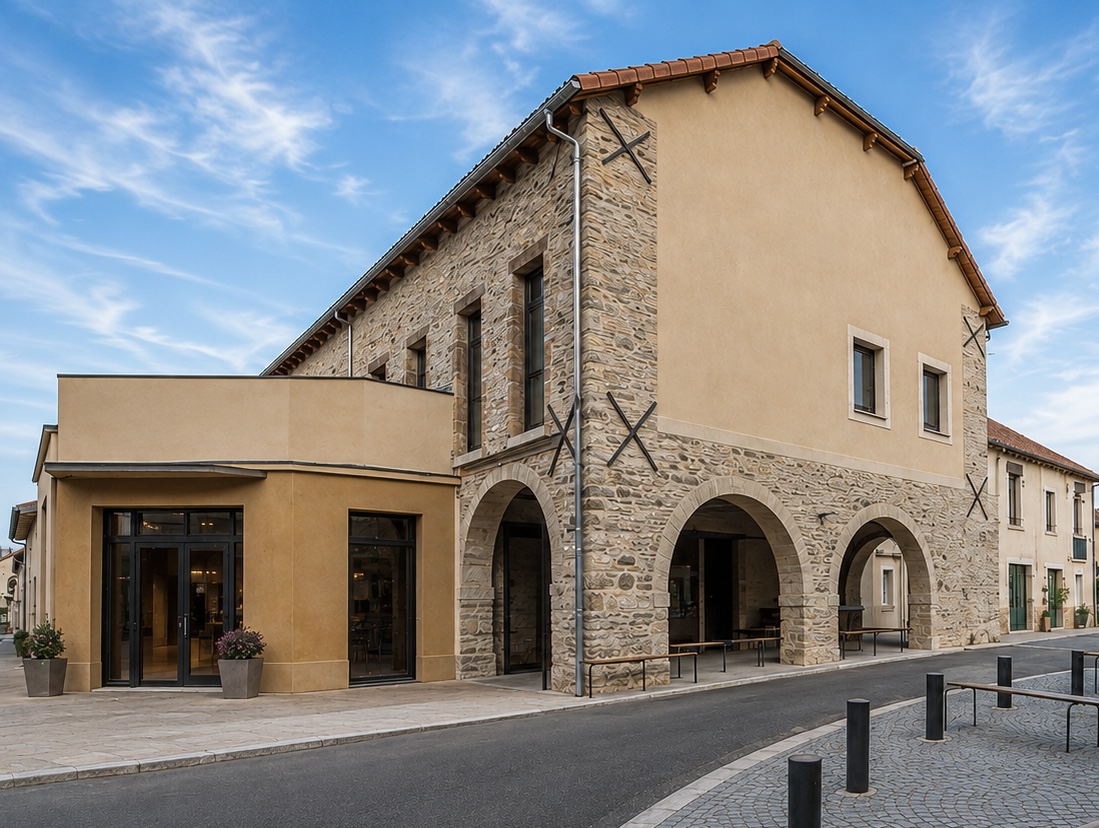 Local commercial neuf a louer en rez-de-chaussée au cœur du village comprenant :
Une salle de restauration accessible au public d’une surface de 121.50 m²
Des sanitaires
Une cuisine fermée à équiper 
Un local à usage de réserve
Une pièce à usage de bureau
Une pièce à usage de vestiaire
Un local poubelle
Une terrasse sur l’arrière non couverte
Local commercial classé en ERP (établissement recevant du public), catégorie 5

Local Actuellement disponible 

Je reste à votre disposition par téléphone pour plus d’informations.
