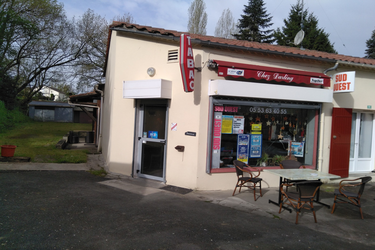Bar, tabac, FDJ, restauration, relais colis, situé dans la commune de Cours de Pile, aux portes de Bergerac.