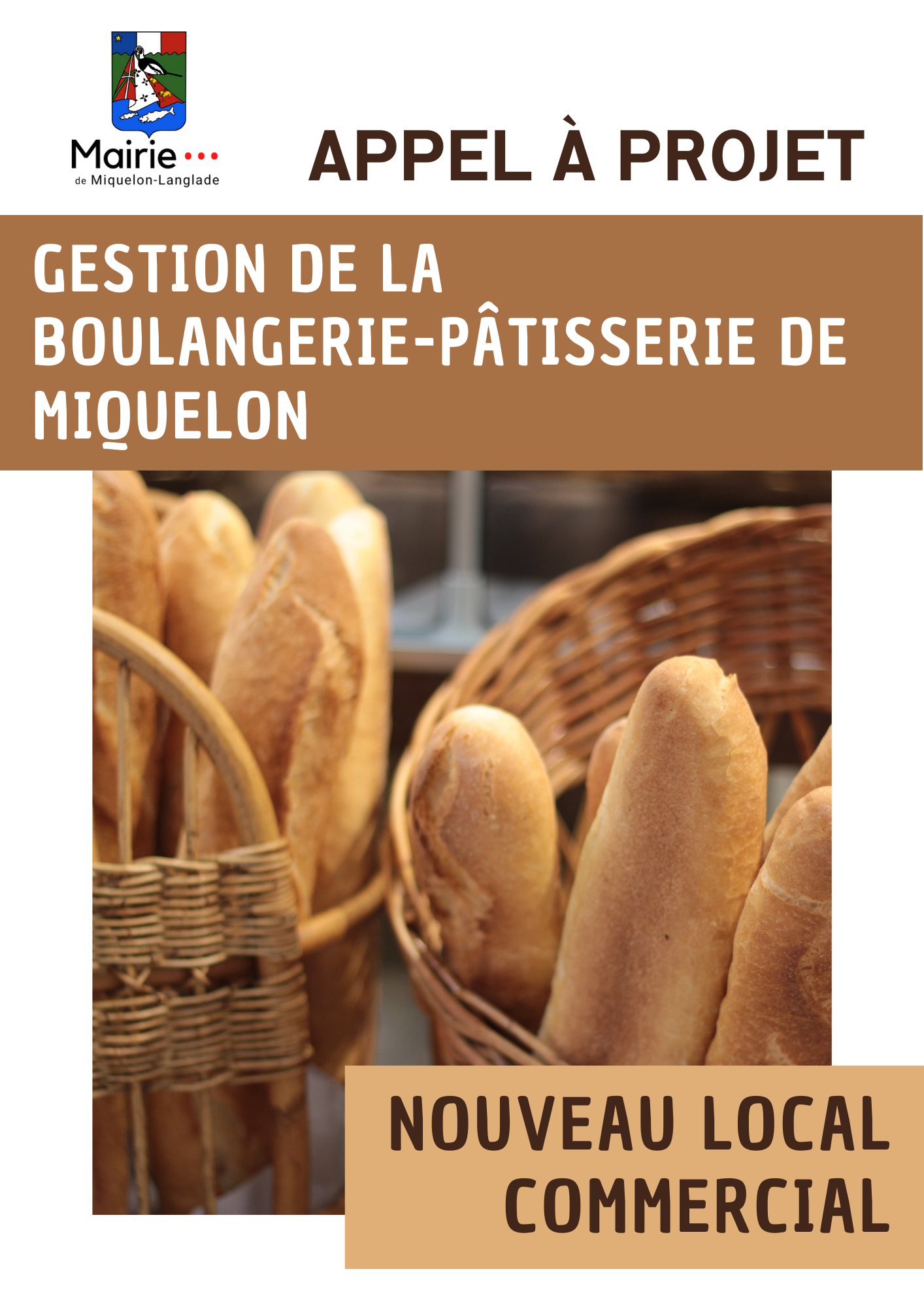 Location-gérance boulangerie-pâtisserie du village de Miquelon
