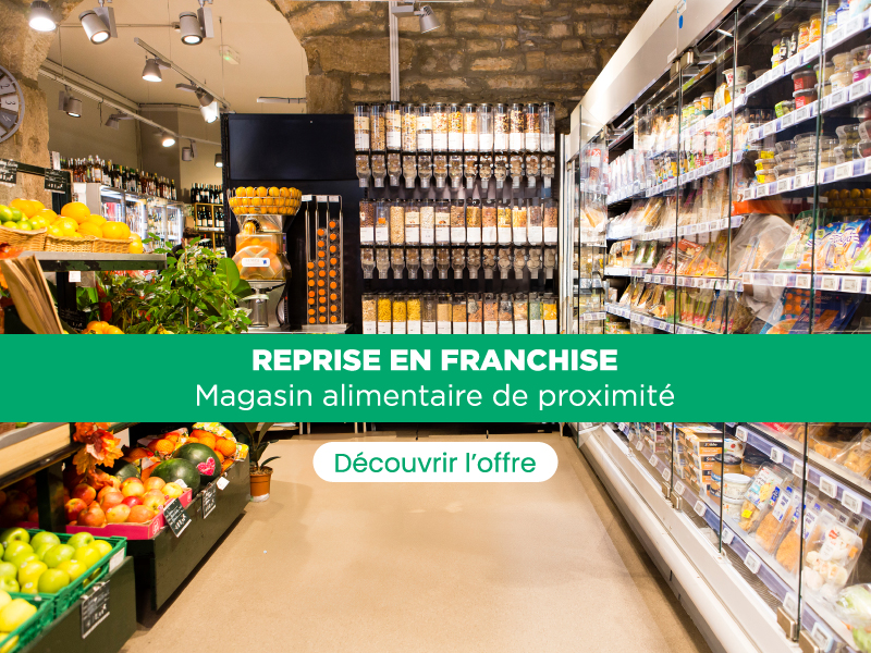 Vous souhaitez investir dans un commerce alimentaire en franchise clé en main sous enseigne ? Cette offre peut répondre à votre projet !

Description du projet: Reprenez ce superbe magasin, facile à travailler -réserve grande et accessible-, avec une clientèle de qualité.

Le magasin est facile d'accès, situé au pied de l'autoroute, à seulement 45 minutes de Nancy, à 45 minutes d'Epinal et à 1 heure 20 minutes de Dijon.

Il est situé sur un axe passant, avec facilité de stationnement et commerces complémentaires.

Profil recherché : idéal pour un couple ou un duo, qui cherche un magasin rural, péri-urbain . Les repreneurs devront avoir  un goût pour le contact client et un intérêt marqué pour les fruits et légumes. Débutants acceptés au vu de la qualité de la clientèle. Apport minimum obligatoire souhaité de 45 000 euros (idéalement 50 000 euros) pour obtenir un financement bancaire.

Les (+):

-clientèle rurale et fidèle,

-petite saisonnalité touristique,

-parking et commerces complémentaires,

-bâtiment communal avec loyer très modéré, (loyer communiqué en TTC)

-Commune en expansion de population avec de nombreuses constructions neuves en cours et à venir !

Type de contrat: Franchise
Droit d'entrée: 0€

JOURS D'OUVERTURES ET HORAIRES :
Du lundi au samedi: de 09h00 à 12H30 - de 15h à 19h15 Dimanche et jours fériés : de 09h00 à 13h00

Devenez un commerçant 100% indépendant ! Cette offre vous correspond ?
Contactez-nous pour rejoindre l'aventure !

Ref 155387