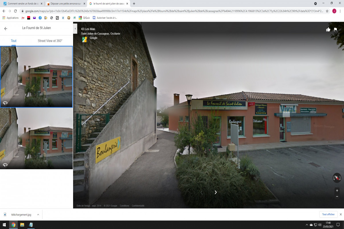 Vente Boulangerie