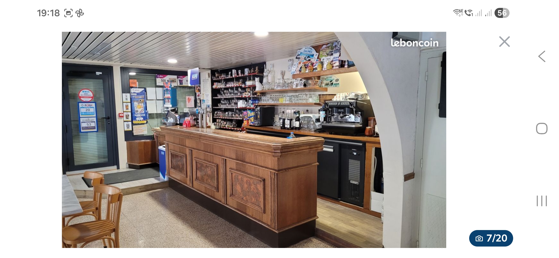 A vendre commerce multi activités 
Bar, tabac, restaurant, française des jeux, relais poste qui se situe entre Chartres et Orléans sur un axe principale d'un village d'environ 500 habitants.
Au RDC: une salle de restaurant et de bar climatisé accueillant une trentaine de personnes assises.
Une cuisine professionnelle plus une réserve et chambre froide.
2 toilettes
Espace laverie et chaufferie
Terrasse extérieur.
A l'étage: logement de fonction composé d'une vaste chambre de 17m²et une salle de bain et toilette accessible depuis celle-ci.
Diverses chambres (ancien hôtel) 5 petites d'environ 8m², une salle de bain et toilette séparé.
1 chambre salle de bain toilette 13m².
Parking privé, jardin, le tout clôturé.
Une grange et garage de 100m²
Tenue depuis 15 ans, pas de salariés, ouvert du lundi au vendredi 7h00 /14h00 et 17h00 /20h00 
Gros potentiel de développement 
Chauffage fioul récent, consommation annuelle 3000Litres
Loyer 1400ttc mensuel
Prix du fond: 69000€
Prix des murs: 225000€
Agence s'abstenir ainsi que les curieux