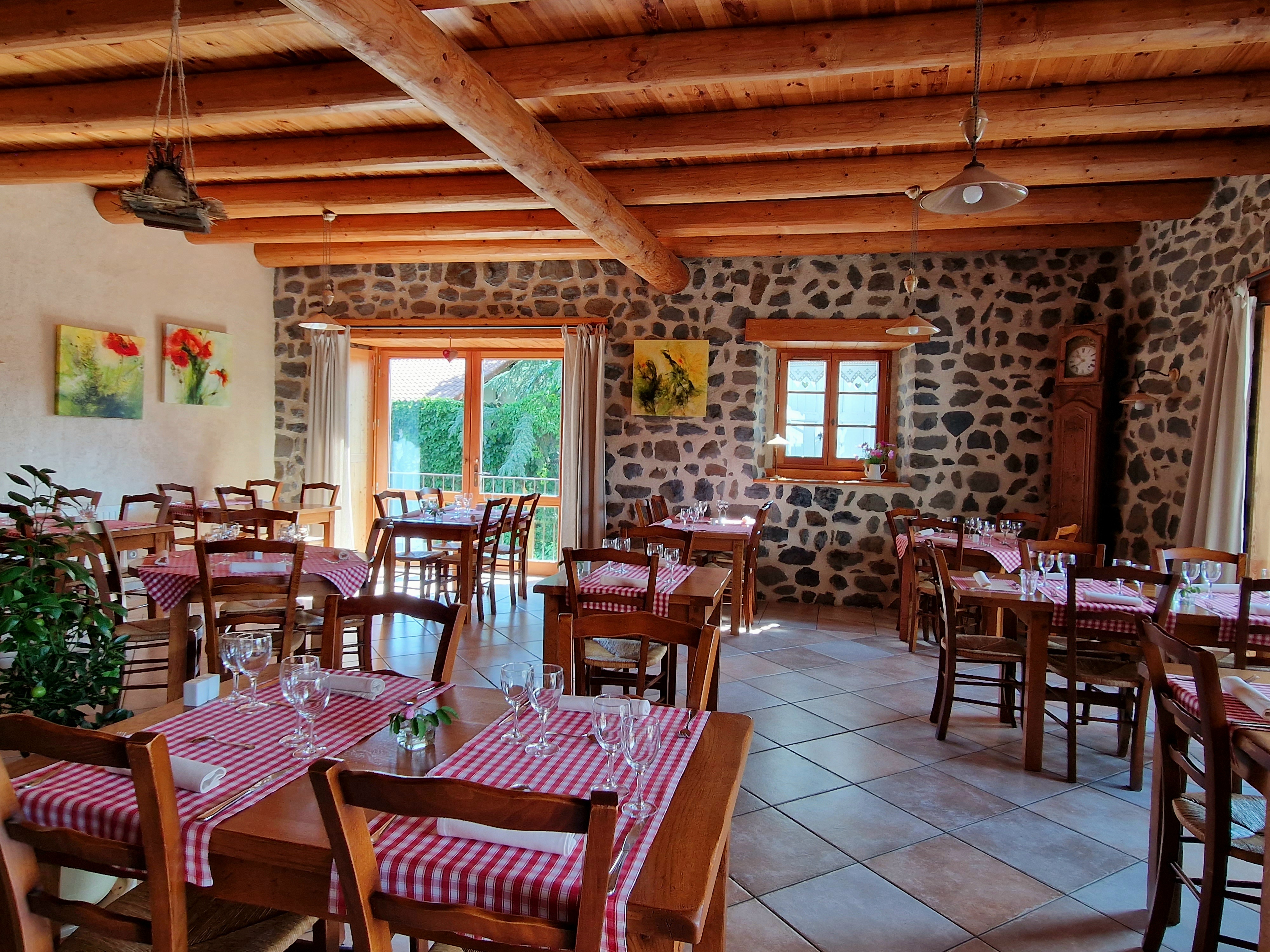 Ancienne ferme de caractère entièrement rénovée , située dans un petit village BLANZAC, à proximité du PUY EN VELAY, au coeur de la Haute-Loire
   Seul commerce de la commune, créé par les propriétaires, originaires du village,  il y a 18 ans. La batisse comprend un restaurant d'une capacité d'une soixantaine de couverts, situé dans l'ancienne grange, des chambres d'hôtes indépendantes avec l'ancienne cuisine pour pièce à vivre et un gite aménagé pour personnes à mobilité réduites. 
 Belle activité commerciale , dans une région riche pour sa nature , son patrimoine et son calme .
Vente pour cause de retraite