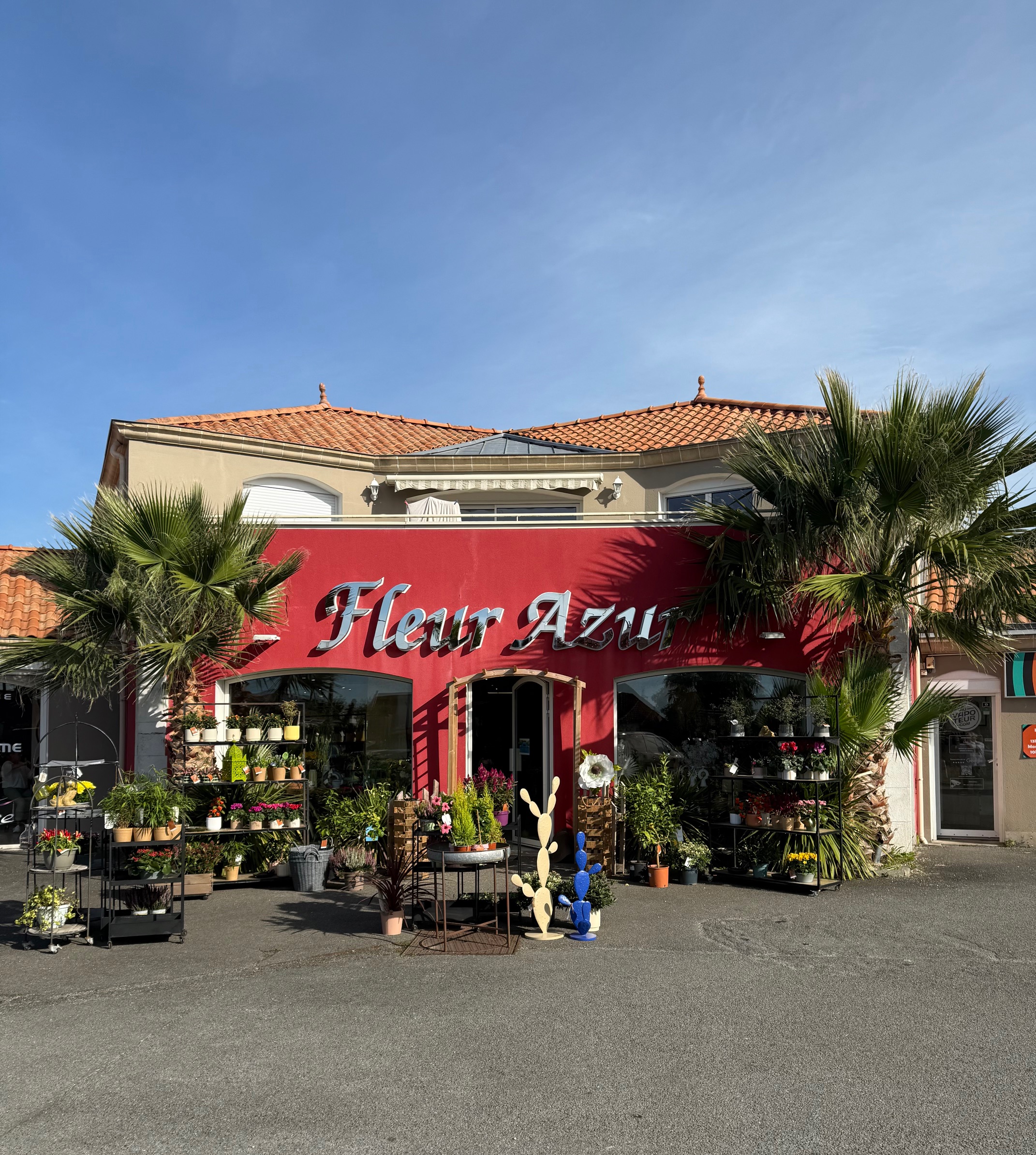 Murs + Fonds de commerce  -139 M²- boutique de fleurs et décoration d'intérieur à vendre.

A saisir ! Situé au cœur d'une commune en pleine expansion, ce commerce bénéficie d'une clientèle fidèle et de passage (car situé sur le point focal circulatoire de la ville), avec une clientèle de tous âges (18-80 ans), idéale pour une activité tournée vers l'avenir.
La boutique, spécialisée dans la vente de fleurs, compositions florales et décoration d'intérieur, jouit d'une belle notoriété locale (26 ans de vie) et d'un chiffre d'affaires régulier. L'emplacement est stratégique et offre une excellente visibilité avec un parking privé de 11 véhicules, accès direct pistes cyclables, bus.
L'affaire est clé en main, avec tout le matériel nécessaire à la poursuite de l'activité (matériel et mobilier régulièrement mis aux gouts du jour. 
Potentiel de développement important grâce à la croissance de la commune et aux nouvelles attentes d'une clientèle dynamique.
ATOUTS :
- Clientèle jeune et en constante progression
- activité diversifiée : fleurs naturelles, séchées et artificielles, déco d'intérieur, bougies, coins gourmets et sélections de vins "Maxim's of Paris"
- Site E-boutique actualisé : www.fleur-azur.net
- Commune en fort développement
- Départ en retraite (fin 2026), concurrence : juste 1 autre fleuriste
Opportunité idéale pour passionnés(es)du végétal et de la décoration ou pour un commerçant investisseur.