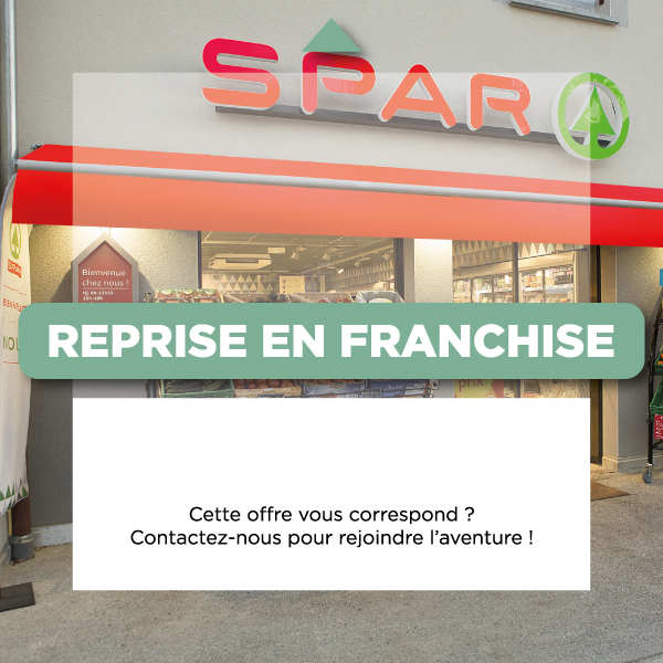 Vous souhaitez investir dans un commerce alimentaire en franchise clé en main sous enseigne ? Cette offre peut répondre à votre projet !

Description du projet:
Ce commerce de 225m² se situe dans une commune rurale à l'est de Bordeaux.
Commerces alentours : pharmacie, opticien, mercerie, brasserie/restauration, tabac, boulangerie (ouverte le matin - possible de fermer), La Poste, pôle médicale (dentiste, kiné, osthéo...).
Services : point chaud avec 50 baguettes par jour et viennoiserie, Mondial Relay, Livraison à domicile.
Ecoles maternelles et primaires, Collège le plus proche : Cenon
Parking tout le tour du magasin, avec 9 arrêts minutes pour les commerces
Clientèle jusque Tresses/Fargues
Projet immobilier de 50 logements prévus : livraison 2026.

Informations sur le projet:
Prix de cession: 200 K€
Apport personnel: 75 K€
Loyer annuel Hors-Taxe Hors-Charge : 30 K€
Chiffre d’affaires annuel Toute Taxe Comprise : 535 K€
Surface de vente : 225m²

Type de contrat : Franchise
Droit d'entrée : 0€

JOURS D’OUVERTURES ET HORAIRES :
Lundi au Samedi : 08h - 20h
Dimanche : 9h - 19h
Ouvert les jours fériés
Les avantages de notre enseigne :
• Une centrale d’achat puissante
• Une forte notoriété et un savoir-faire reconnu depuis125 ans
• Une logistique efficace capable de livrer partout en France
• Une formation gratuite sur mesure
• Un accompagnement personnalisé

Devenez un commerçant 100% indépendant ! Cette offre vous correspond ?
Contactez-nous pour rejoindre l’aventure !