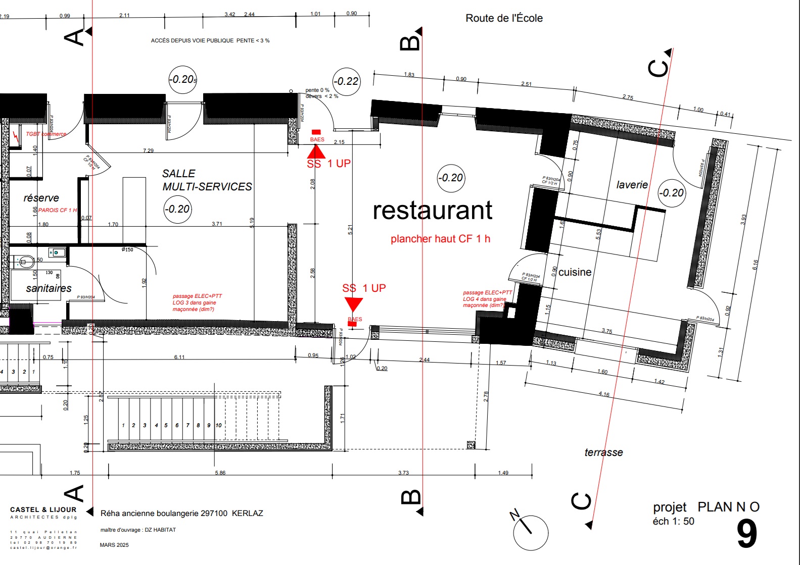 La commune de KERLAZ (proche DOUARNENEZ) lance un appel à candidatures pour l'exploitation de son commerce de proximité (BAR / RESTAURANT / ALIMENTATION + produits et services divers). La municipalité souhaite que cet espace devienne un véritable lieu de vie et d'échanges pour les habitants grâce à une offre diversifiée et des horaires d'ouverture adaptés.
Local commercial 85 m² refait à neuf en cœur de bourg + terrasse + jardin.
Bail 3/6/9, loyer attractif.
Possibilité de logement.
Appel à candidatures à demander par mail à commerce@kerlaz.bzh