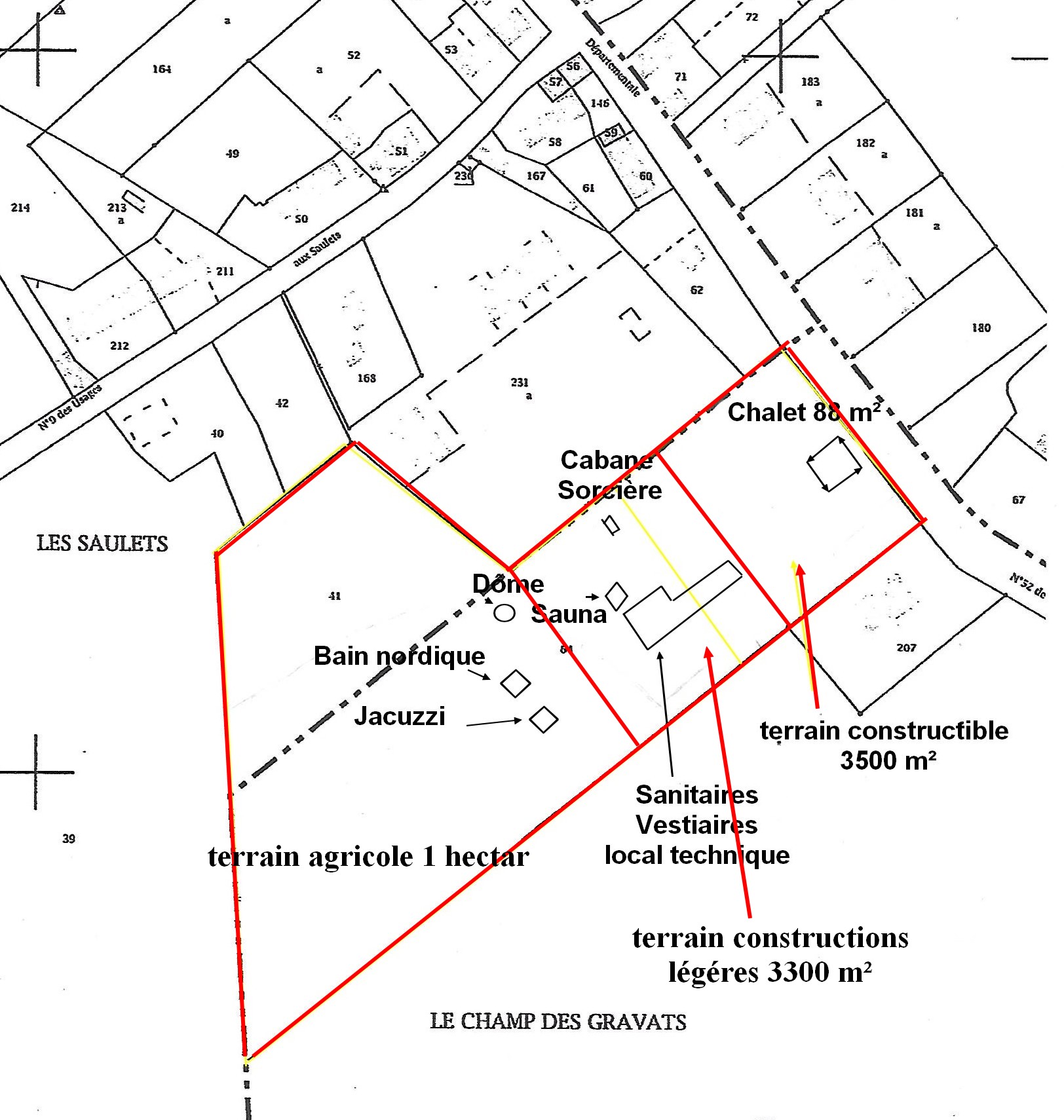 Un très beau site de logement insolite et malheureusement nous allons devoir le vendre. ( Cause santé)
Celui-ci comporte un très beau chalet cottage entièrement fonctionnel de 80 m² et en autonomie totale électricité et eau ( 6000 L) avec jacuzzi, solarium, douche balnéo, et tout le confort requis pour de la location courte durée.

Le site  comporte également 6 places de camping-car équipées avec une vidange eau grise, électricité et avec cuisine et sanitaire communs ainsi qu'un espace de convivialité.

Egalement  une très jolie bulle géodésique et son aménagement de charme.

Il comporte une très belle cabane de sorcière, en plein cœur du Berry, entièrement isolée et  équipé avec son aménagement atypique.

Les sanitaire et la cuisine équipée avec goût dans un esprit campagne et design.

Nous avons également installé un magnifique sauna en tonneau, un bain nordique et jacuzzi extérieur sous de jolies pergolas avec rideaux pour l'intimité et le côté zen, led d'éclairage agréable et espace repos avec hamac  entre les deux.

Dans le prévisionnel très intéressant du projet, il était prévu de  louer également à la clientèle extérieure c'est pourquoi nous avons également prévu des vestiaires. 

Toute cette partie de construction est en bois pour son aspect chaleureux et campagnard un dépaysement total pour les citadins.

Le tout est également équipé d'une cuve 20 m3 d'eau et de panneaux photovoltaïques pour l'autonomie en électricité.

Et  micro-phyto-station de filtration. Un site entièrement écologique et dans l'air du temps économe en énergie, accès sur la biodiversité et le respect de l'environnement au calme  à la campagne, proche des commodités 

Ce projet à toutes les possibilités pour avoir une extension, effectivement il y a encore presque un hectare attenant qui n'est pas aménagé mais qui peut l'être dans l'avenir. Possibilité de rajouter des logements insolites comme yourtes, bulles, tipis, laissez libre court à votre imagination. 

Il peut aussi accueillir des activités annexes d'élevage ou de maraîchages. 

Une partie du terrain est constructible.

Nous pouvons aussi vendre un surplus de meuble et de décoration avec.

Un deuxième terrain agricole de 5200m est également à la vente. Avec ou à part 10 000€

Ce très beau projet peut également être vendu avec le site internet qui avait été créé pour le plébisciter entièrement fonctionnel avec une boutique d'achat en ligne. www.ma-petite-etoile18.fr 

Le site  se trouve sur la jolie petite commune de Herry 18140 dans le Cher une très belle région prisée pour son tourisme vert et ses magnifiques paysages de Loire et ses très beaux coucher de soleil. Herry se trouve à 1h40 de Paris Sud. Nombreuses photos sur demandes. Prix négociable dans la limite du raisonnable.

Prix 200 000€ 

Si vous êtes intéressés par les logements atypiques et avez envie d'une belle aventure humaine à la campagne pour changer de vie n'hésitez pas à me contacter au 06 62 74 40 06