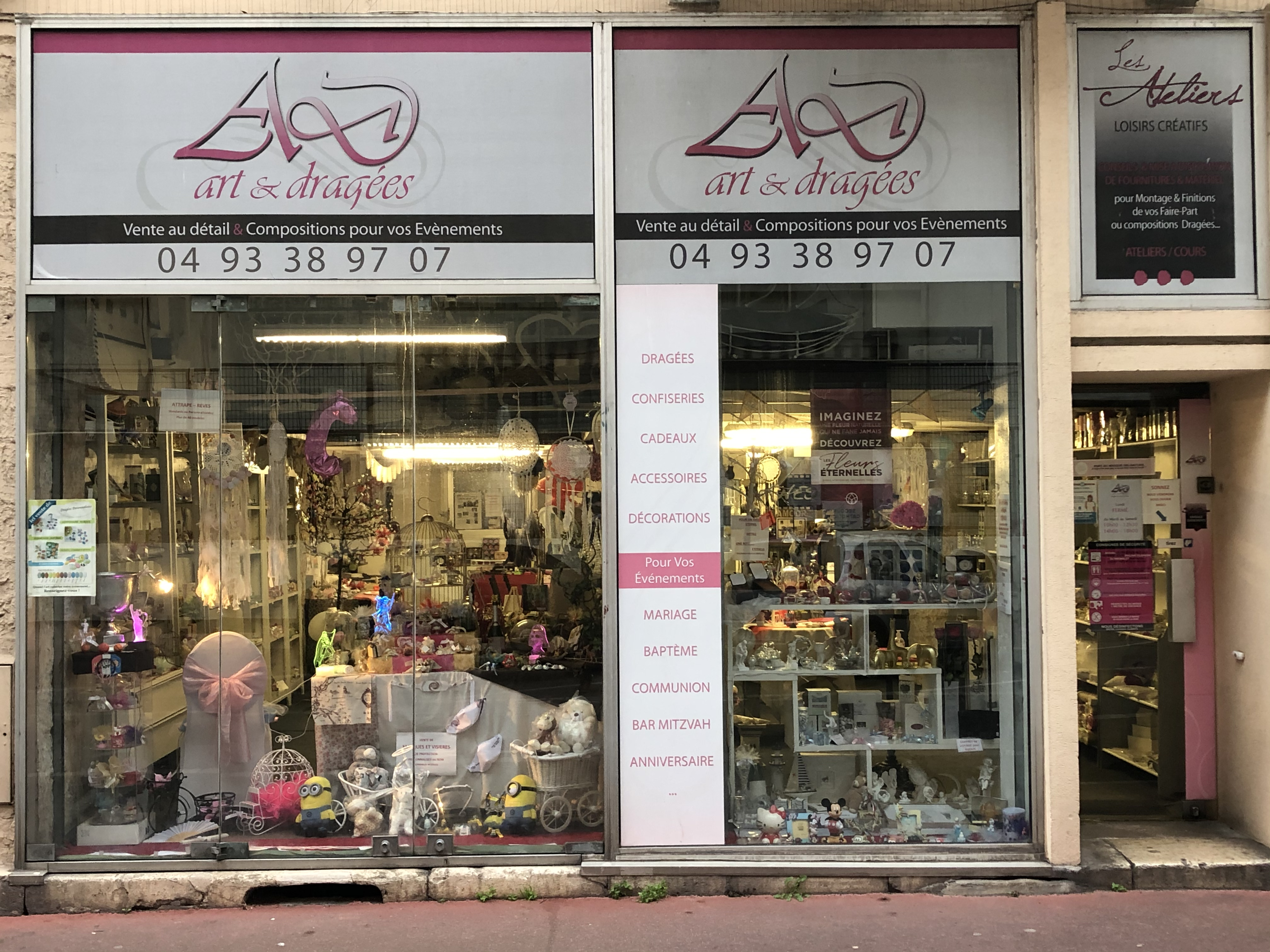 Magasin cadeaux et décoration pour évènements