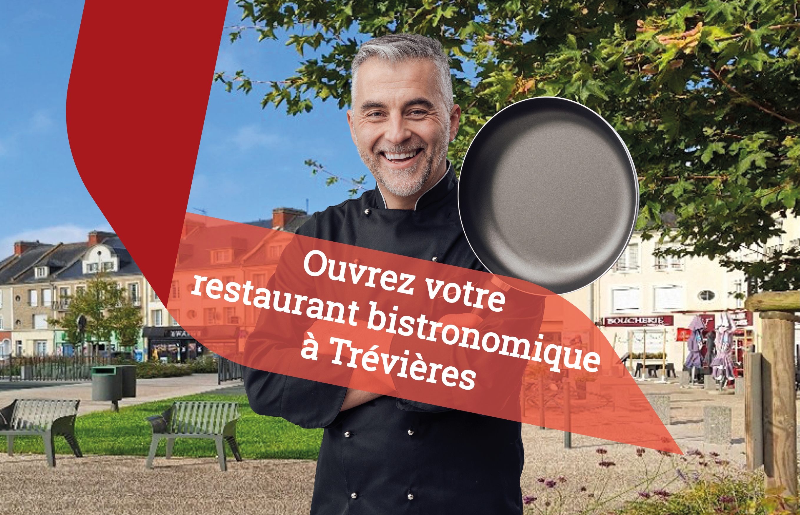 La commune de Trévières propose une belle opportunité d’installation pour les porteurs de projet en restauration.
Un restaurant bistronomique de 40 couverts pourra ouvrir dans les locaux entièrement rénovés de l’ancienne poste, idéalement situés à deux pas du cinéma, au cœur d’un bourg dynamique et commerçant, à proximité d’Omaha Beach et de la RN13.

Caractéristiques du projet
Loyer annuel : 13 700 € HT HC
Local rénové et prêt à aménager
Visite possible sur demande
Accompagnement individualisé par la CMA Normandie dans le cadre du dispositif "Ici je monte ma boîte"

Pour qui ?
Pour les professionnels ou futurs entrepreneurs passionnés de gastronomie, souhaitant développer un concept bistronomique dans un environnement attractif.

Candidater
Les candidatures sont ouvertes jusqu’au 31/01/2026.
👉 Plus d’informations et dépôt de dossier :
https://cma-normandie.wiin.io/fr/applications/restauranttrevieres