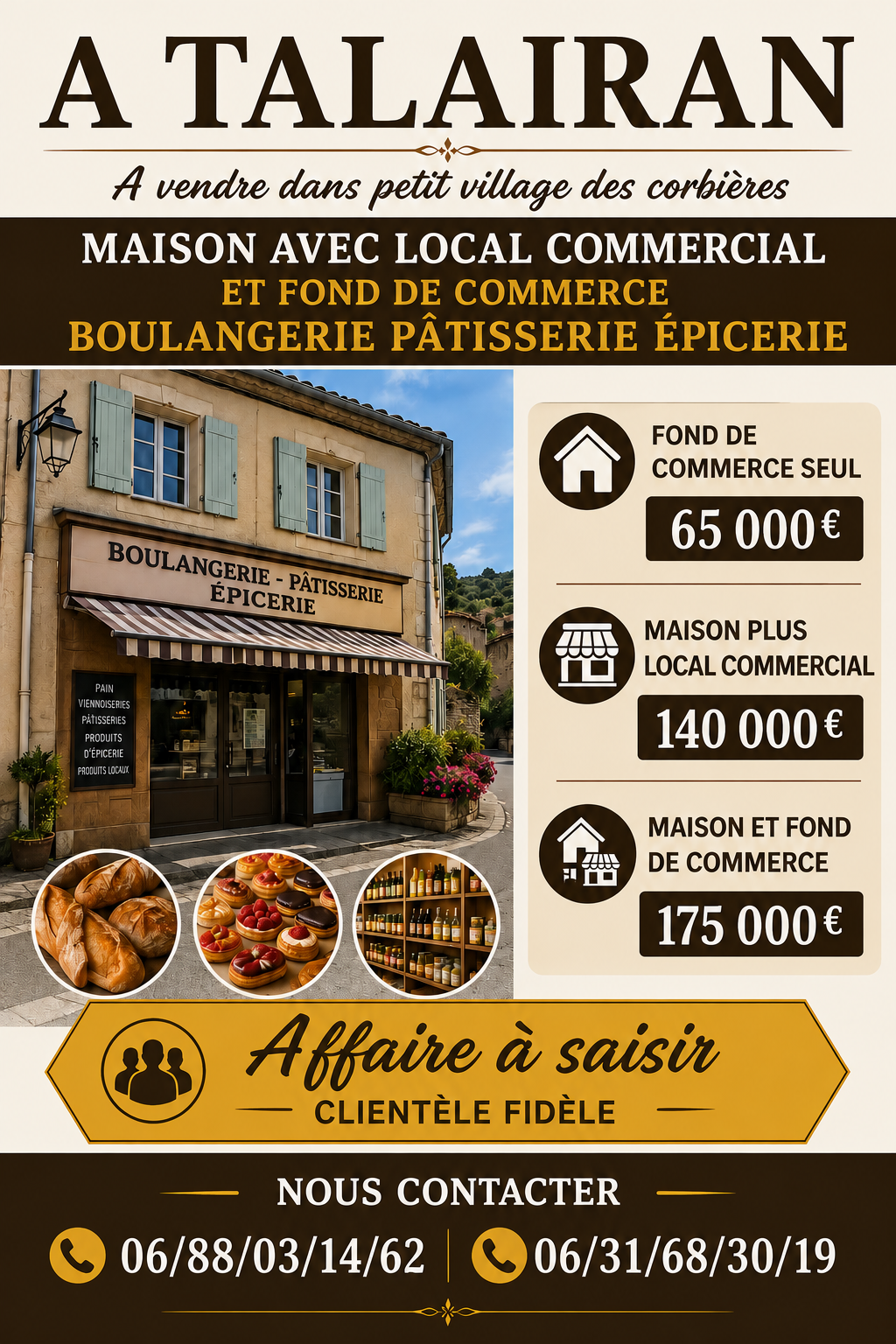 Boulangerie Pâtisserie Épicerie