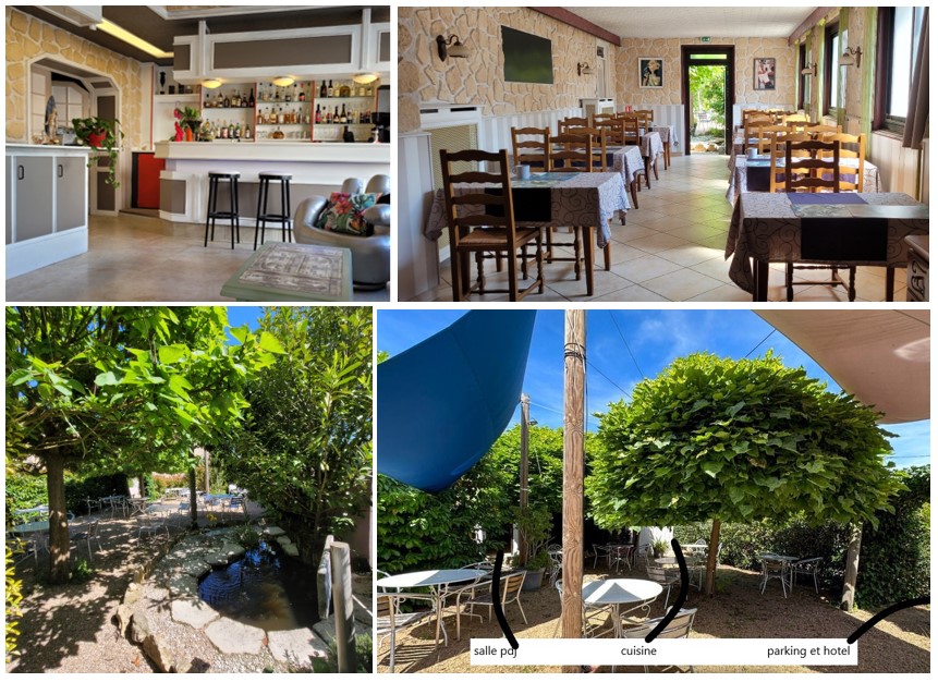 Ce restaurant, à la vente avec les murs, magnifiquement situé offre une véritable opportunité pour de nouveaux investisseurs et professionnels en couple /associés/famille. Il présente à ce jour une cuisine traditionnelle française et bourguignonne. Beau potentiel de développement.
Le restaurant est composé de :
- d'une réception-bar, 
- d'une très belle et spacieuse salle de 140 m² env. Cette salle possède une séparation afin de privatiser et limiter (flexibilité importante), 
- d'une autre salle d'env 50 m² jouxtant la terrasse et la réception, 
- d'un office central, 
- d'une grande cuisine professionnelle d'env 90 m² avec hotte très récente, une plonge, une chambre froide positive et une négative, une lingerie, une réserve. 
- d'une cave 
- d'une très belle terrasse ombragée, avec bassin
A l'étage, vous trouverez également un appartement privé d'env 55 m² avec 2 chambres, une pièce de vie avec cuisine ouverte, une salle de bain baignoire et WC.
Atout : grandes salles, parking, terrasse ombragée avec bassin, appart 55m² (2 chb sdb wc cuis), zone de grands passages.
Un parking est disponible devant le restaurant.
Prix de vente 265 K€ murs et fonds.
Nous nous tenons à votre disposition pour les visites sur simple rendez-vous au 0385531713.