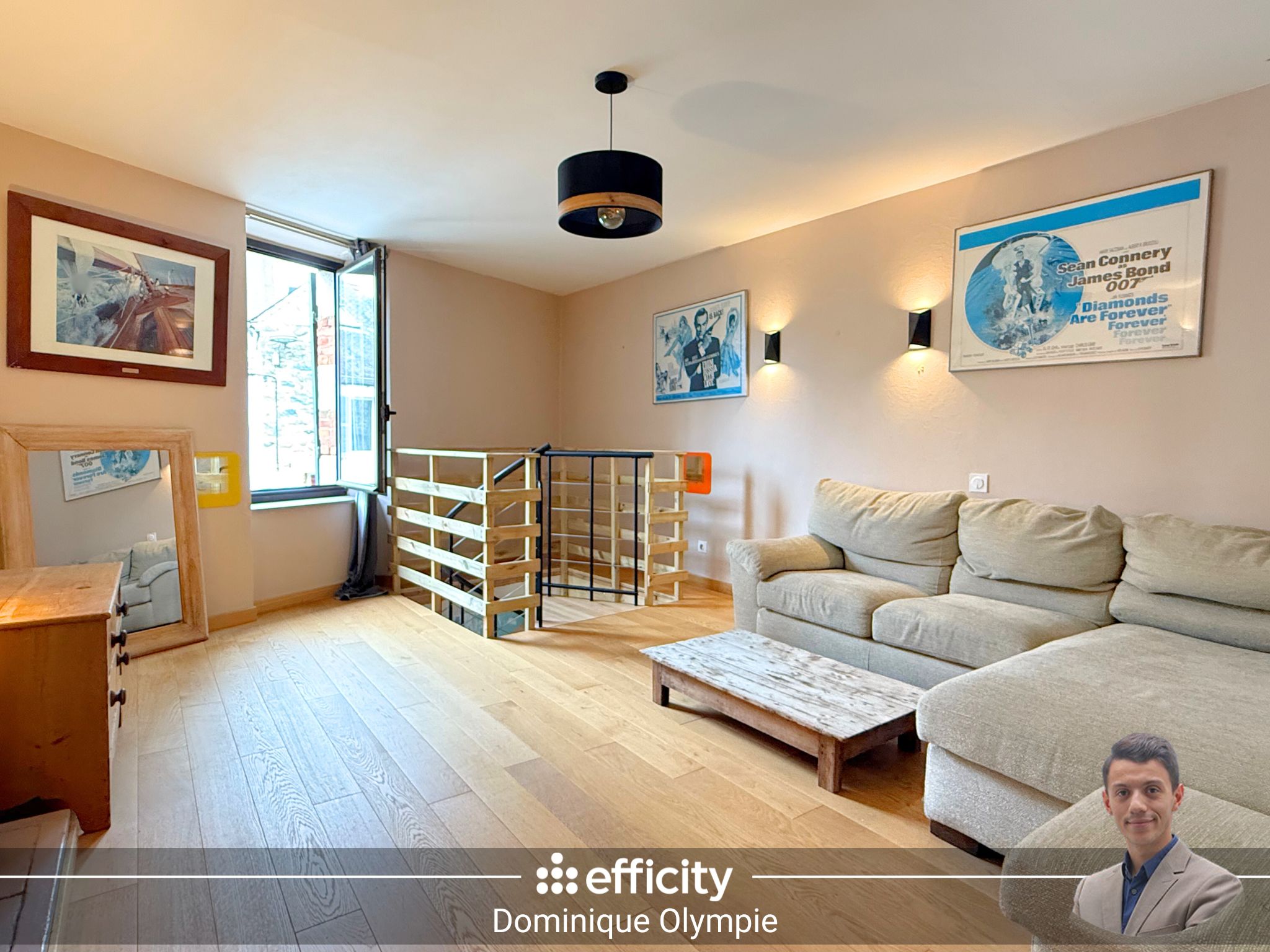 22410 SAINT-QUAY-PORTRIEUX – IMMEUBLE 194 M² : LOCAL D’ACTIVITÉ 113 M² + APPARTEMENT DUPLEX 81 M²

Bienvenue au cœur de Saint-Quay-Portrieux, dans cet ensemble immobilier polyvalent qui allie un local commercial (idéal pour petite restauration , Snacking ou restaurant mais aussi pour tout type d’activité) et un duplex lumineux de 81 m². Un emplacement rêvé à deux pas de la mer et de toutes les commodités.


L'agencement du local d’activité de 113 m² est le suivant :
- Une cuisine.
- Un bar.
- Une salle.
- Une réserve.

L’agencement de l’appartement duplex de 81 m² est le suivant :
Au premier étage :
- Un salon.
- Un bureau.
- Une première chambre.
- Une salle d'eau.
- Un WC.
- Un placard.

Au deuxième étage :
- Une deuxième chambre.
- Une troisième chambre.

Informations complémentaires :
- Le chauffage est produit par une chaudière gaz.
- La production d'eau chaude est assurée par cette même chaudière.
- La taxe foncière annuelle est de 1 342€.


Cette bien idéalement située au cœur de Saint-Quay-Portrieux, est à visiter rapidement.
Pour tout contact, adressez-vous à Dominique OLYMPIE au 06 23 57 07 02 ou par mail à dolympie@efficity.com en laissant vos coordonnées.