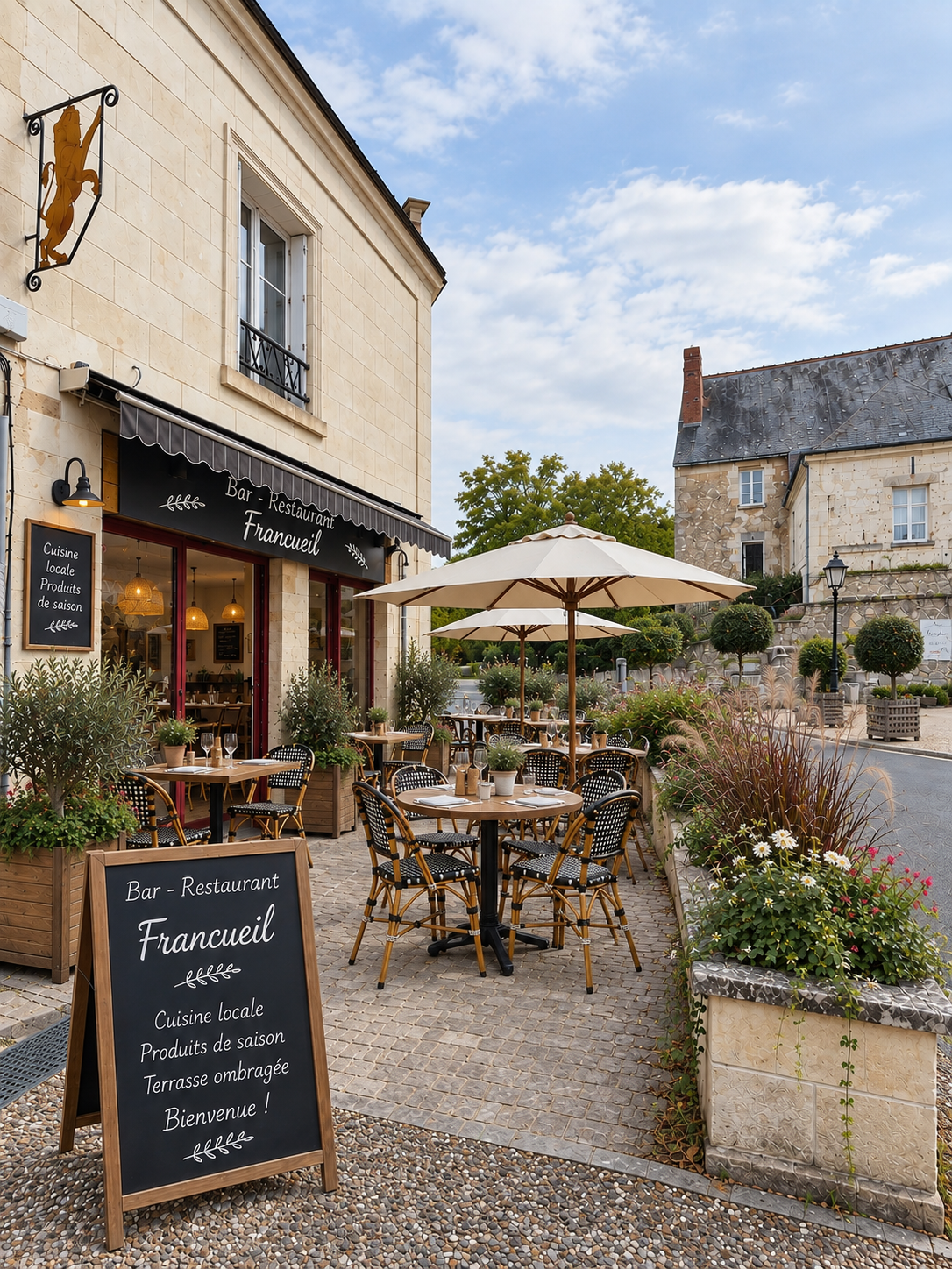 La commune de Francueil lance un appel à candidatures pour la reprise et l'exploitation du Café de Francueil situé au cœur du village.
Propriétaire des murs, la commune souhaite confier l'exploitation de cet établissement à un professionnel ayant une expérience en la matière, capable de développer un véritable lieu de vie, de rencontre et de convivialité.
Le projet prendra la forme d'une location.

L'établissement bénéficie notamment :
●	D’une Licence IV ;
●	D’un emplacement central ;
●	D’un potentiel de développement important ;
●	D’une clientèle locale et touristique ;
●	Du soutien et de l'accompagnement de la commune dans sa relance.

Le commerce dispose d'une surface d'exploitation d'environ 98,50 m².

La location sera consentie pour une durée initiale de 12 mois, renouvelable selon les conditions prévues au contrat.
Afin d'accompagner le lancement de l'activité et de favoriser la réussite du projet, la commune met en place un loyer progressif :
●	Année 1 : 100 € par mois
●	Année 2 : 200 € par mois
●	Année 3 : 350 € par mois
●	À compter de la 4ᵉ année : loyer révisé selon l'indice des loyers commerciaux (ILC) en vigueur.
