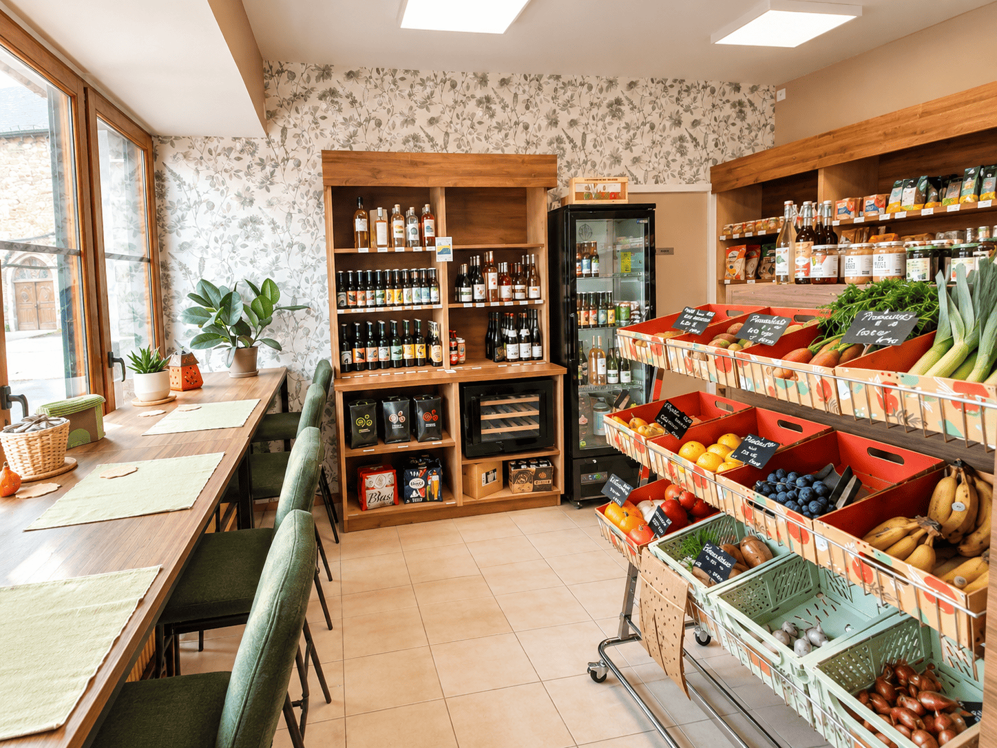A L'OMBRE DU POMMIER

Description:

Création d’une épicerie rurale pluriactivités, avec petite restauration et location de chambres individuelles / gîte, à Ruynes-en-Margeride, dans le Cantal

RUYNES-EN-MARGERIDE
Ruynes-en-Margeride est une commune de 700 habitants, située dans le département du Cantal (15).

Le territoire est dynamique, attractif, avec de nombreux attraits dont des sites touristiques et naturels sur la commune ou à proximité : Ecomusée, Viaduc de Garabit (10 km), Musée de la Résistance du Mont-Mouchet (17 km), Gorges de la Truyère, parc naturel régional de l’Aubrac, Volcan cantalien, etc. Outre la population locale, ce territoire offre pour le projet d’épicerie / gîte des perspectives d’une clientèle touristique de juin à septembre, et de transit, étant situé au croisement de grands axes.

LE PROJET DE CRÉATION DE L’ÉPICERIE PLURIACTIVITÉS : 

La réouverture du lieu (qui a été l’école du village, un bar-tabac puis un bâtiment d’habitation), en tant que commerce et lieu de rencontre redonnera au bâtiment sa place d’antan et contribuera au dynamisme déjà existant du centre bourg. 

Le bâtiment principal accueillera en rez-de-chaussée l’épicerie, avec une offre de petite restauration, et dans les étages la possibilité de louer des chambres individuelles / gîte.

D’autres services polyvalents pourraient être proposés : mercerie, snack, relais colis, service de livraison hebdomadaire… Les circuits courts seront privilégiés, ainsi que les produits de saison, locaux et l’agriculture paysanne. 

LES RAISONS DE L'INTERVENTION DE VILLAGES VIVANTS : 

La commune de Ruynes-en-Margeride est bien pourvue en services (école élémentaire, cabinet médical et infirmier, pharmacie, musée, boulangerie, bar-tabac, restaurant, salon de coiffure…) mais manque d’offre d’hébergement et de commerce d’alimentation. Les épiceries les plus proches sont situées à 7 et 13 km, et l’hypermarché est à 10 km. Le besoin d’une épicerie pluriactivités sur la commune est donc flagrant et la population ainsi que la commune sont enthousiastes à l’idée de l’ouverture de A l’Ombre du Pommier. 

Marion, la porteuse du projet, est très sensible à l'Économie Sociale et Solidaire et partage les valeurs coopératives et solidaires de Villages Vivants et se positionne dans une volonté de partenariat fort et durable.

L’épicerie est une activité associée de la SCIC La CAAP, Coopérative Auvergnate pour l’Alimentation de Proximité (le contrat d’activité associée prévoit un accompagnement de l’activité associée à la gestion de son activité : gestion, budgets, gestion des approvisionnements, comptabilité, fiscalité, …).

Marion souhaite apporter le plus rapidement possible une dimension collective à son projet, avec la volonté d’associer une seconde personne et de pouvoir évoluer vers une SCOP.
 
LA PORTEUSE DU PROJET : 
Marion porte ce projet d’épicerie pluriactivités à Ruynes-en-Margeride.

Titulaire d’une licence pro “Management culturel et management des entreprises culturelles”, Marion dispose d’une expérience de plus de 10 ans dans le commerce, le service en bar/snacking (serveuse, caviste, chef barmaid, vendeuse) au sein de bars, pubs et caves clermontois et dans l'hôtellerie. De août 2022 à janvier 2023, Marion a également travaillé dans un hôtel de Saint-Flour, à 15 km de Ruynes, en tant que réceptionniste à temps plein, afin d’acquérir des connaissances et compétences sur l’activité d'hébergement.

LE LOCAL : 

Adresse : 7 place de l'Église Notre Dame, 15320 Ruynes-en-Margeride
Surface : 330 m² + cour intérieure de 156 m²
Prix de vente du bâtiment : 170 000 €
Montant de l’opération (prix de vente, travaux sur l'ensemble du bâtiment, frais) : 495 000 €

LES PARTENAIRES ET ACTEURS : 

Partenaires techniques de A l’Ombre du Pommier : Initiative Cantal, BGE Aura, la CAAP (Coopérative Auvergnate pour l'Alimentation de Proximité), France Active Auvergne,  Initiative Cantal, BGE Aura, la CAAP (Coopérative Auvergnate pour l'Alimentation de Proximité), l'ANCT

Partenaires financiers de Villages Vivants à l'installation de A l’Ombre du Pommier :  l'ANCT, la Banque des Territoires