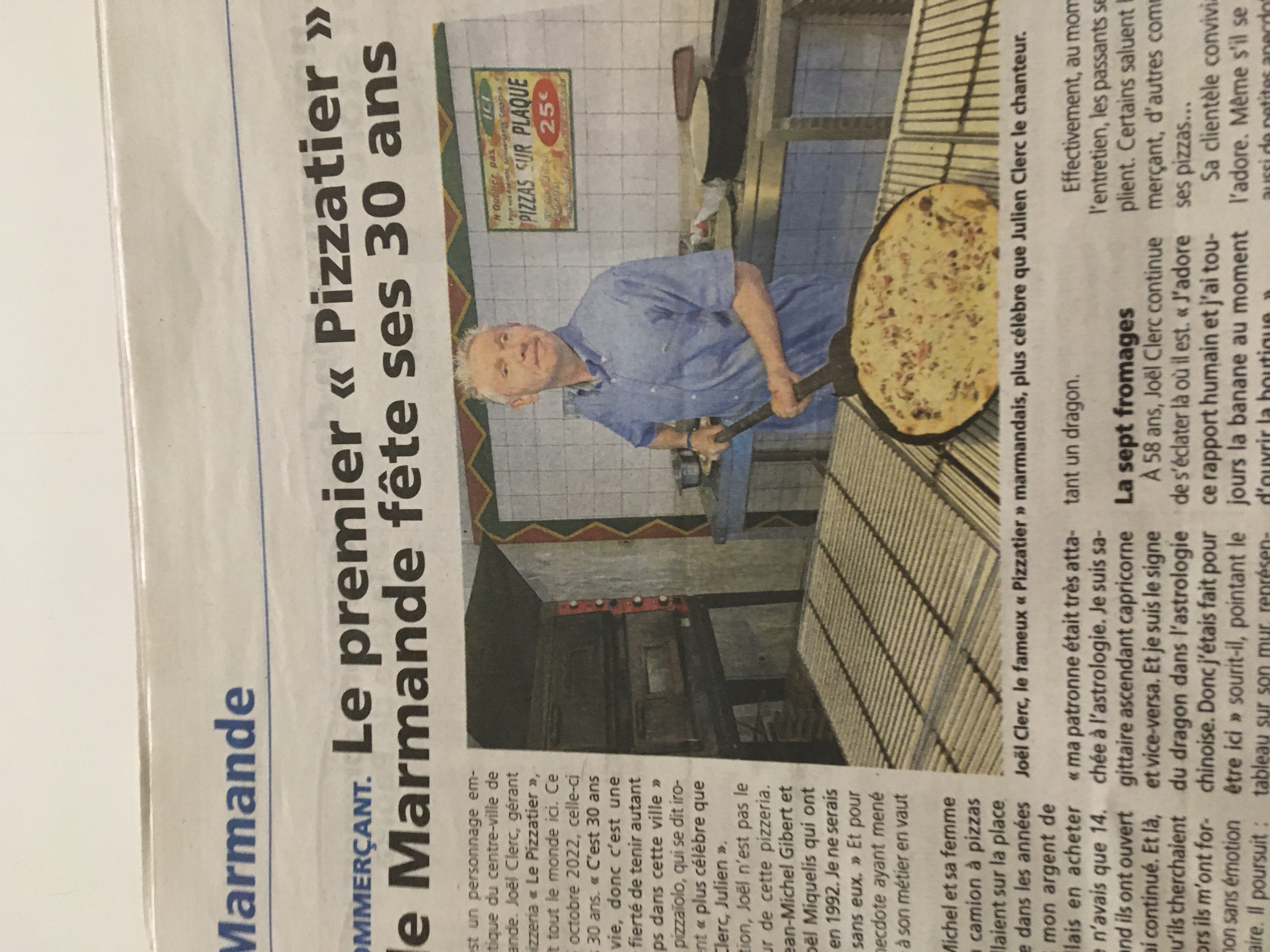 Pizza à emporter