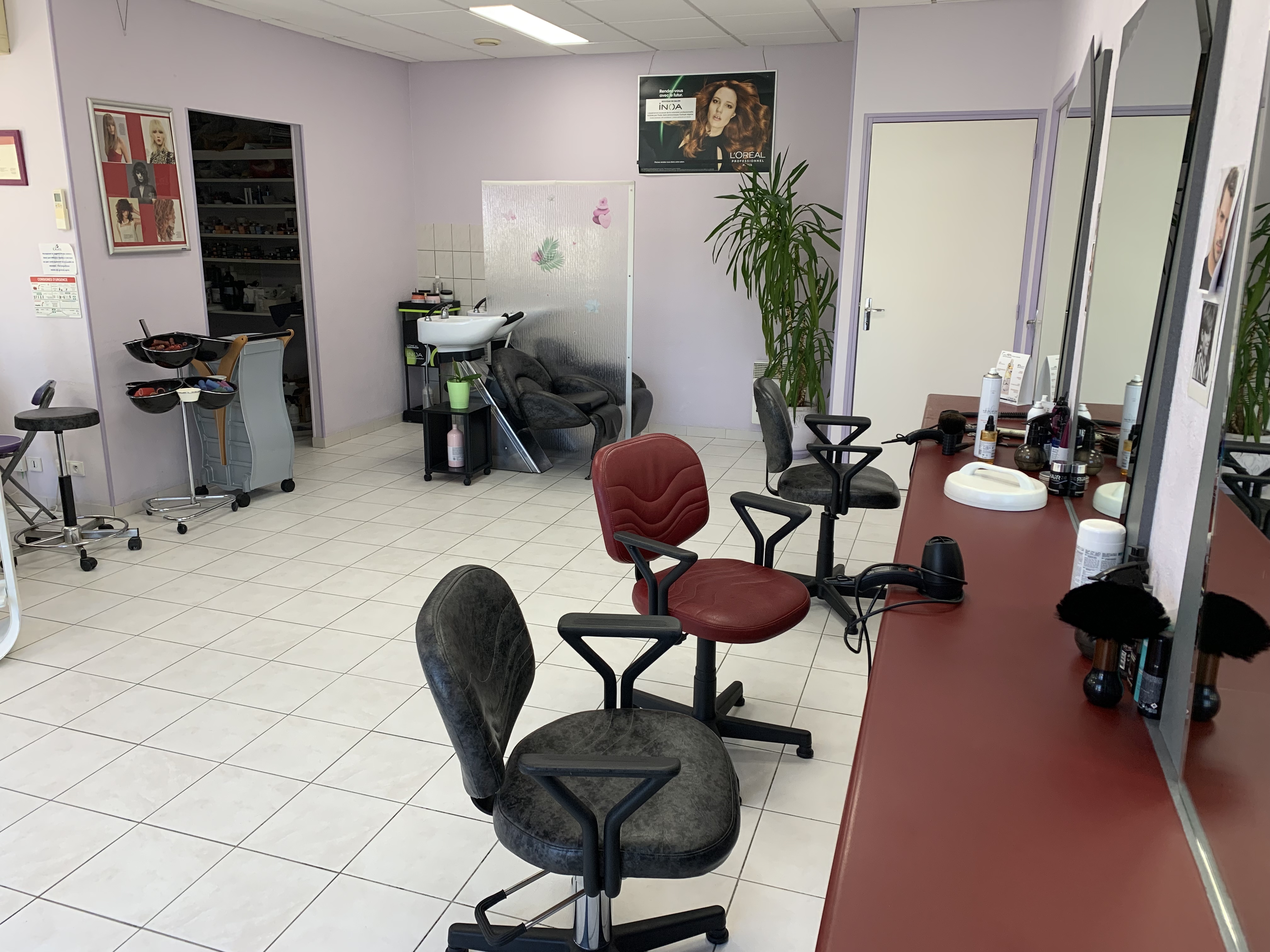 Vente salon de coiffure clé en main. Idéalement situé sur un axe passant entre Casteljaloux et Bazas, sur la frontière entre le Lot-et-Garonne et la Gironde.

Le local a une excellente visibilité physique et un accès facile avec parking, permettant de bénéficier d’une clientèle de passage en complément de la clientèle fidèle des villages situé aux alentours.

Ouvert en 1997, la gérante a réaménagé et rénové le local de 96m² en intégralité, il compte aujourd’hui :

-          Un espace clientèle : 2 bacs, 1 coin barbier, 3 postes, 1 comptoir d’accueil

-          Une buanderie assez grande pour être réaménagée si besoin,

-          Un placard/vestiaire pour les clients

-          Un placard à balais

-          Une cuisine avec bureau

-          Une partie réserve stock

Tout le local est aux normes PMR (accessibilité, WC…), mais également normes électricité, coupe-feu, climatisation…

Il n’y a plus de salariés depuis 3 ans (difficulté de recrutement)

La gérante souhaite vendre pour départ en retraite 

Les murs sont vendus avec le fonds de commerce, ils sont sur un terrain constructible de 1226m² comprenant un parking de 6 place

Prix du fonds de commerce avec les murs, mobilier et matériel : 185K€