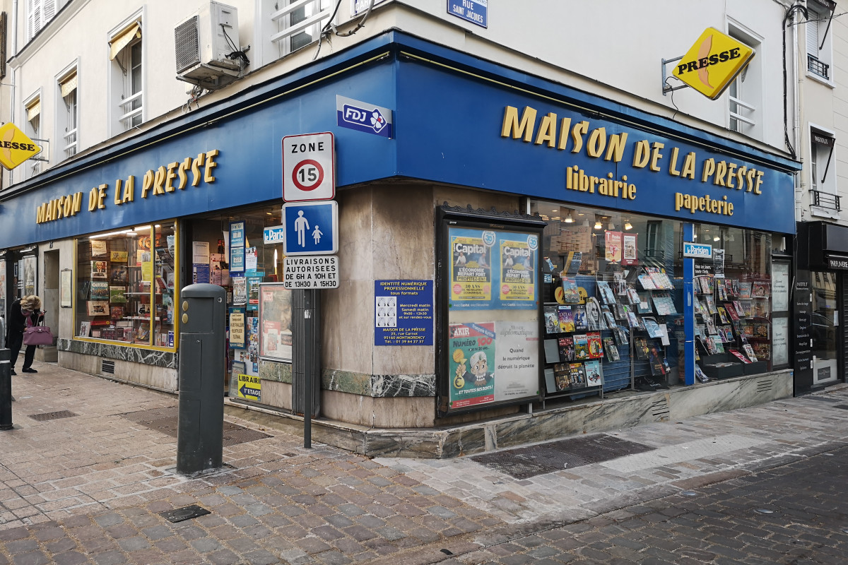 Vente commerce traditionnel presse papeterie, librairie, carterie