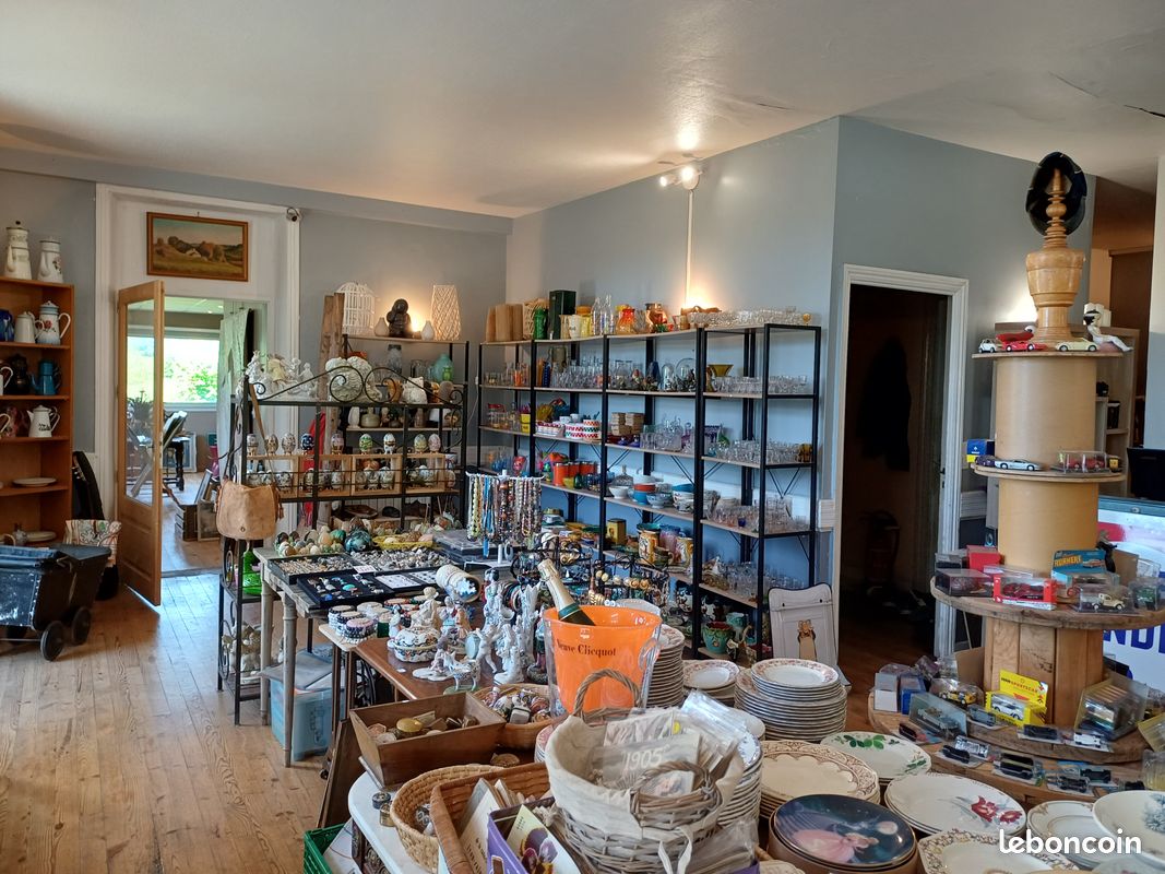 A vendre à st Agrève grand local commercial d'environ 180 m2 situé sur un axe passant stratégique à Saint-Agrève, surement un des meilleurs emplacement d'Ardèche à un croisement de deux routes venant du sud avec plus de 1000 véhicules/jour ! ce bien offre une visibilité optimale pour une activité professionnelle grâce à ses belles salles d'exposition en rez-de-chaussée avec boiseries au sol.
Idéal pour un restaurant/ bar/snack/ magasin de producteurs/ brocante.... actuellement exploité en boutique d'antiquités/ brocante
A noter la belle véranda de 30m2 et la grande terrasse de 52 m2 avec vue sur le lac de Véron, le tout au niveau du commerce et sur une parcelle de 1400 m2 idéale pour un parking ou un jardin.
Vous aurez aussi un parking privé de 6 places le long de la route.
Le tout est complété par un sous-sol (avec sanitaires dédiés au personnel et garages) de 200 m², un grand appartement en duplex à l'étage développant environ 170 m² habitables.
L'ensemble bénéficie d'une couverture neuve en tuiles (2026) de gouttières neuves, de menuiseries en double vitrage et d'un système de chauffage central aux granulés de bois remis à neuf.
Cette bâtisse, à 5 mn à pied du village, possède également tout le potentiel requis, pour être transformée en une grande maison familiale à 2 pas du centre du village ou pour un projet locatif.
A l'étage une superbe pièce de vie de 60 m2 vous attends pour vous reposer de votre journée avec une triple baie vitrée avec vue magnifique sur le lac, la forêt et le village au loin, superbe !
plus de photos sur simple demande