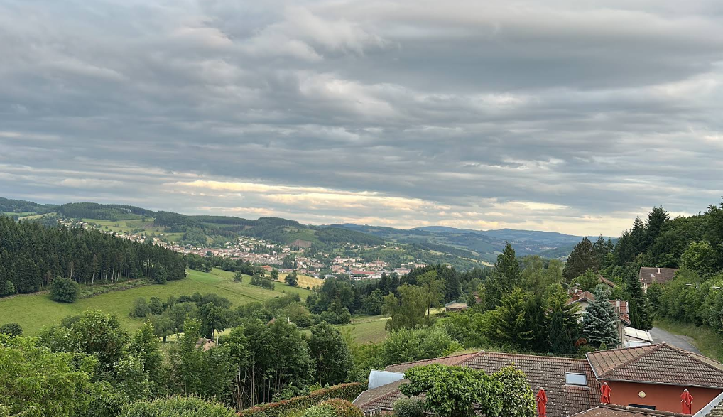 A cheval sur les départements de la Loire et du Rhône, Le Cergne est une commune de 620 habitants située dans un environnement rural et de moyenne montagne, mais à proximité de villes plus importantes telles que Cours-la-Ville, Charlieu, Thizy-les-Bourgs, Chauffailles ou encore Roanne. 
Au cœur du village et en bordure d’un croisement de deux routes départementales le « Bel ’Vue » un hôtel restaurant est tenu depuis 35 ans par un couple. 
Actuellement en recherche de repreneurs pour cause de départ à la retraite, les propriétaires gérants vendent le fonds de commerce qui peut être le cas échéant associé à la vente des murs. Dans ce cadre, les gérants, la communauté de communes et la commune s’associent afin de trouver un repreneur. 

D’accès facile, en plein cœur de bourg et jouissant d’une très bonne visibilité, le local dispose d’une importante superficie étalée sur 4 niveaux : 
-sous-sol : un grand espace à usage technique et de stockage (vestiaire du personnel, chambre froide, ...) + appartement des gérants de 100m2
-RdC (entrée principale) : accueil, salle de restaurant pouvant accueillir jusqu’à 80 personnes agrémentée d’une terrasse, salon, bar, cuisine
-1er étage : chambres d’hôtel
-2eme étage : chambres d’hôtel
Les extérieurs sont composés d’une grande terrasse, d’un parking sécurisé, et d’un jardin pour une superficie totale de 4000m2 (en partie inutilisables du fait du dénivelé). 

Concernant les horaires d’ouvertures pratiqués, le restaurant est fermé le vendredi, le dimanche soir et le lundi midi. 
L’activité est concentrée les lundis, mardi, mercredi et jeudi pour l’hôtel. Les week-ends et dimanches midis sont les jours les plus importants pour le restaurant.  
La clientèle se compose principalement de personnes en visite ou travaillant dans les grandes entreprises industrielles du secteur (Malerba, Plasse, Altrad, ...) et de personnes des alentours souhaitant profiter d’une cuisine qualitative le week-end. Des marcheurs parcourant notamment le chemin de St-Jacques-de-Compostelle et les motards ou voiture de collection en itinérance font également partie du panel de clients types. 
Un service traiteur de repas à emporter est également proposé. 
Cette fréquentation variée permet à l’entreprise d’avoir une activité plutôt régulière sur l’ensemble de l’année, le mois d’août étant toutefois le moins fréquenté. 

L’établissement est référencé aux Logis de France et classé 3 étoiles. 

A ce jour quatre salariés composent l’équipe en plus des deux gérants : 
-une femme de chambre (15h)
-une femme à tout faire (repassage, chambre, ...) (35h)
-une serveuse (35h)
-un pâtissier (30h)

Le poste de chef de cuisine est occupé par le gérant et sa compagne s’occupe principalement de l’accueil et du service. 
Le chiffre d’affaire se partage entre l’hôtel (130 000€) et le restaurant (480 000€). 
L’activité a été volontairement réduite ces dernières années par les gérants afin de préparer leur départ à la retraite. L’entreprise a connu par le passé jusqu’à 14 salariés et un chiffre d’affaire de 790 000€. 

Les établissement similaires et concurrents à proximité se situent à Charlieu (Le Relais de l’abbaye) à Thizy-les-Bourgs (Le Clos Fleuri). 

Le fonds de commerce est à vendre au prix de 220 000€. 
Le fonds peut être complété par l’achat des murs qui sont proposés au prix de 590 000€. 
Dans le cas où les murs ne seraient pas achetés, le loyer a été estimé et fixé au prix de 4000€ par mois. L’appartement est loué 700€. 
Dans l’ensemble des cas de figure possibles, les gérants actuels se portent volontaires pour accompagner les repreneurs dans le lancement de leur activité.