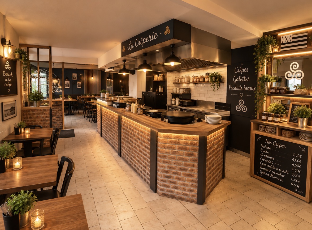 À louer Local commercial bel emplacement
Idéal Pour restauration
Restaurant crêperie pizzeria grill
Possibilité toute 
Pas de pas de porte à acheter
Pas de licence 4
Mais licence 3
Façade ensoleillée
Dégagement devant garantissant la visibilité
Place de stationnement minutes devant 
loyer 850€
Sanitaire
Situé dans la rue principale
Quartier en plein développement à 200m
Proche poste, lycées, église, cinéma, boulangerie