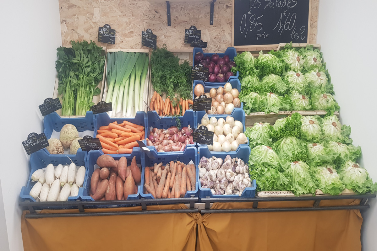 Commerce fruits et légumes