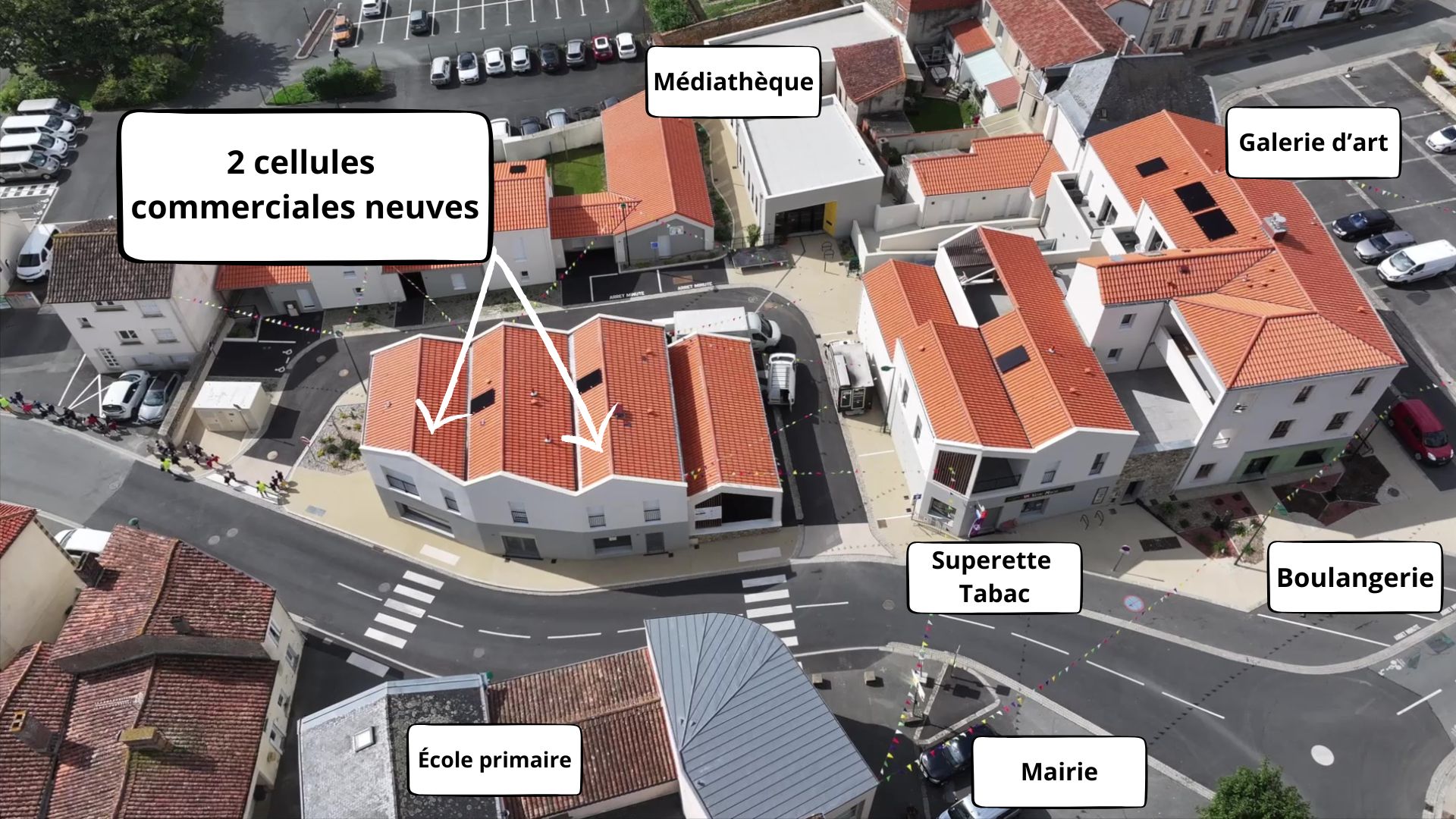 Appel à candidatures - location de locaux commerciaux neufs. Soucieuse de développer les services de proximité à Mouilleron Saint Germain, la collectivité lance un appel : Deux surfaces commerciales neuves de 75 m2 sont disponibles en centre bourg.  Idéalement, un métier de bouche mais peuvent convenir à tout autre activité de commerce ou de service. 
Un loyer de 480.80€ HT par mois (Charges locatives et de copropriété compromises)

Venez rejoindre la supérette, la boulangerie, la galerie d'art déjà en place. Proche des halles, de la médiathèque et d'une nouvelle Maison d'Assistantes Maternelles. 

Le territoire communal bénéficie d’une forte attractivité touristique axée sur un passé historique hors du commun : Mouilleron-en-Pareds a vu naitre deux grands hommes illustres : le Président Georges CLEMENCEAU (1841-1929) « Père la Victoire », signataire du traité de Versailles, et le Maréchal Jean DE LATTRE DE TASSIGNY (1889-1952), chef de guerre reconnu, signataire de la capitulation Nazie du 8 mai 1945 à Berlin.

Vous pouvez nous contacter et pour avoir plus d'informations : 02.51.00.30.34