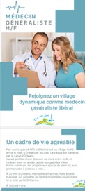 2 cabinets médicaux vides à disposition
20 minutes d'Orléans, cadre forêt et canal
1h de Paris en train
pa de rachat de patientèle
loyer modéré + aides financières possibles en cas de 1ère insdtallation