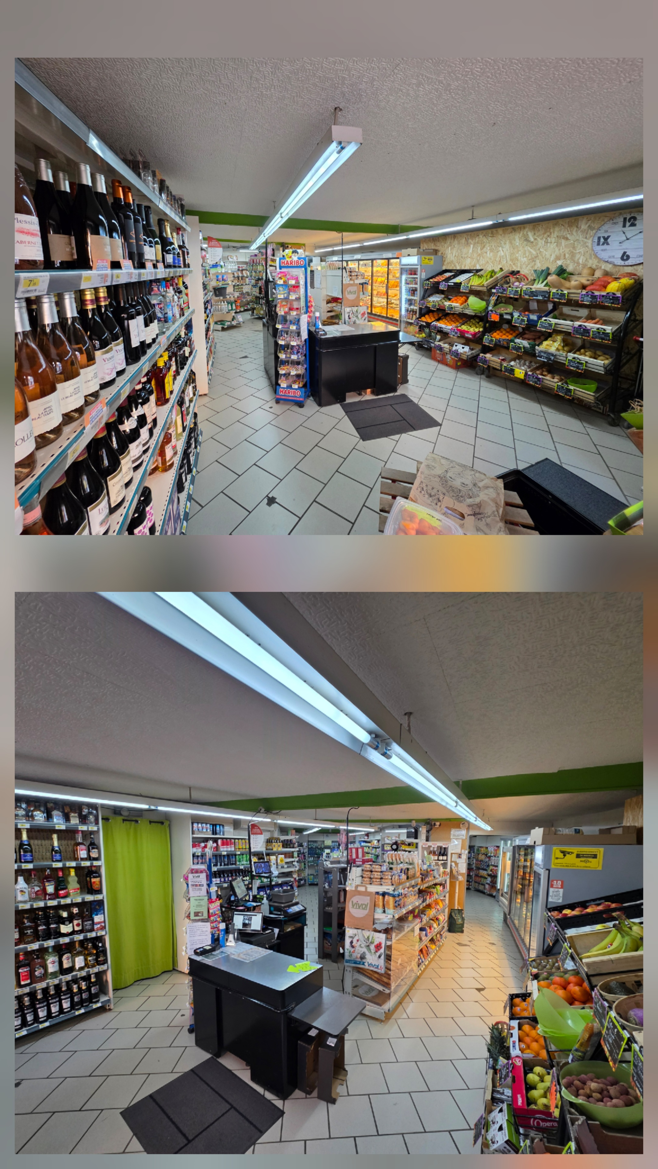 A vendre fonds de commerce, magasin alimentaire (actuellement sous enseigne VIVAL) situé dans un village provençale avec de nombreux commerces et artisans.

Caractéristiques du commerce
-Surface de vente 90m2= avec linéaires de présentations + réfrigérateurs
-Surface réserve 17m2= avec réfrigérateur  chambre froide et congélateur 4m3 (-21°c)
-Equipement inclus= four pour la cuisson du pain et des viennoiseries ainsi qu'une rôtisserie.

Atout du commerce
-Clientèle locale fidèle
-De nombreux touristes durant la période estivale (mai a octobre)
-Possibilité de développer des services ( coupe, point relais)
-Emplacement stratégique, à seulement quelques kilomètres du Mon-Ventoux.

Loyer Mensuel 936€

Prix de vente : 150 000 euros+ stock.
Plus de renseignements par message.
Pas sérieux s'abstenir.
Pas d'agence.